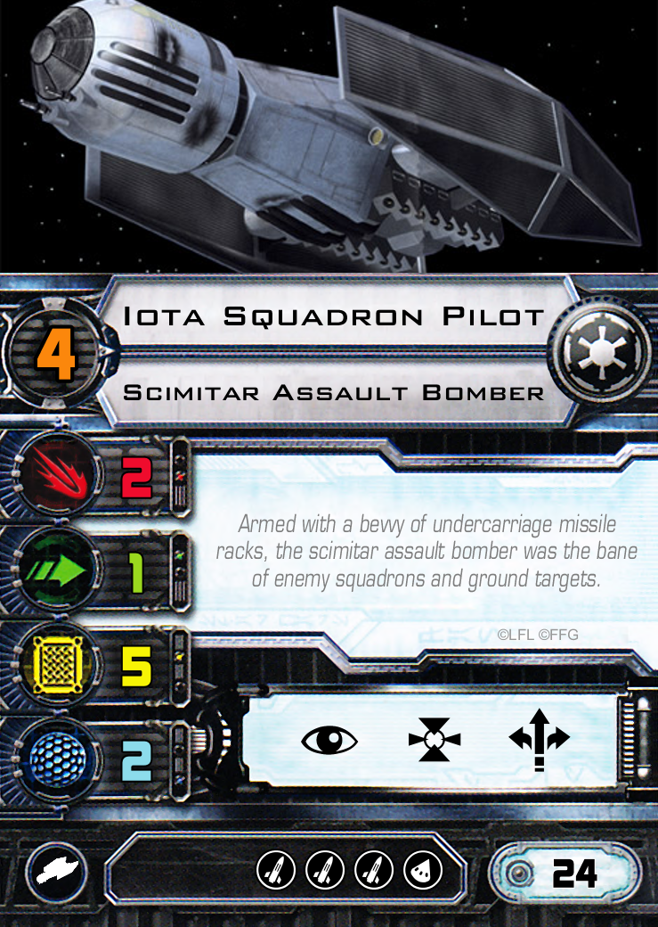 X-Wing, Iota Squadron Pilot