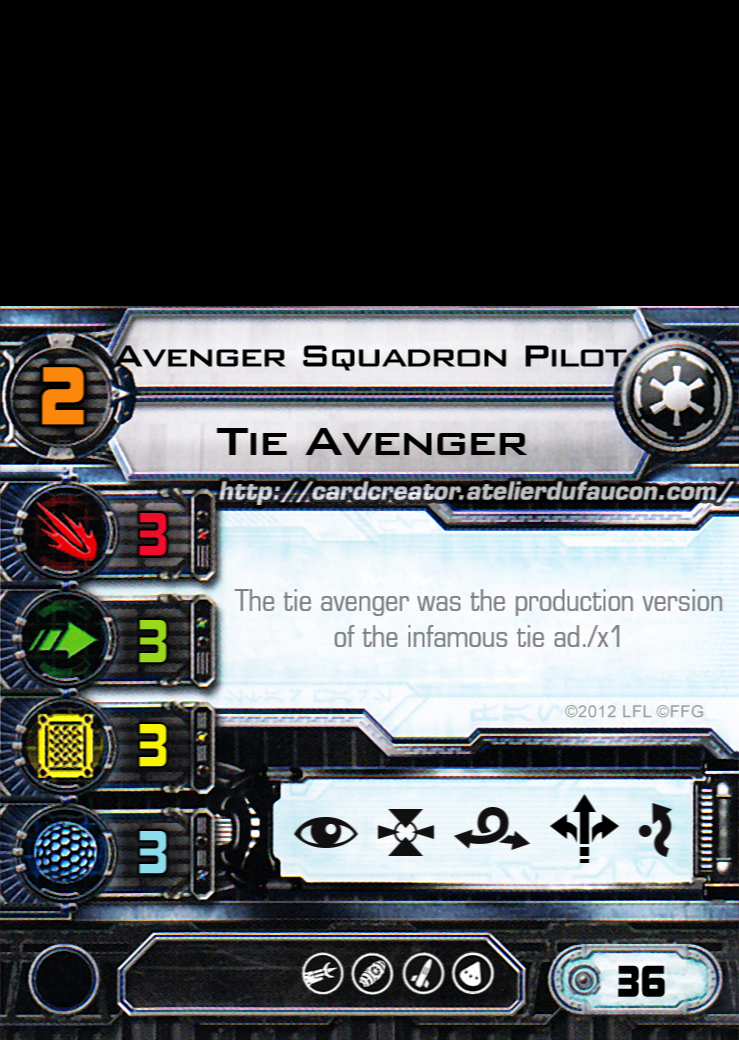 X-Wing, Avenger Squadron Pilot