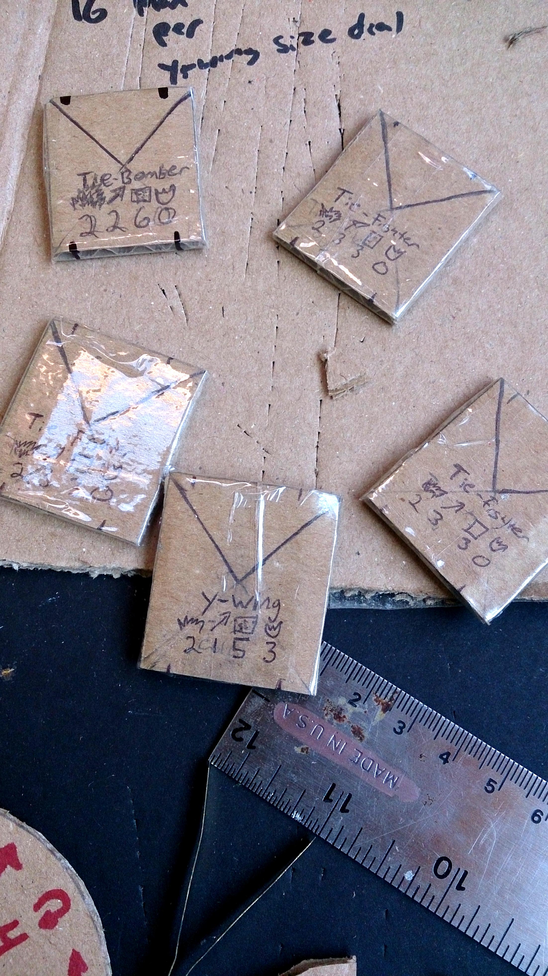 Kid-Safe Economic FFG X-Wing Ship base finished