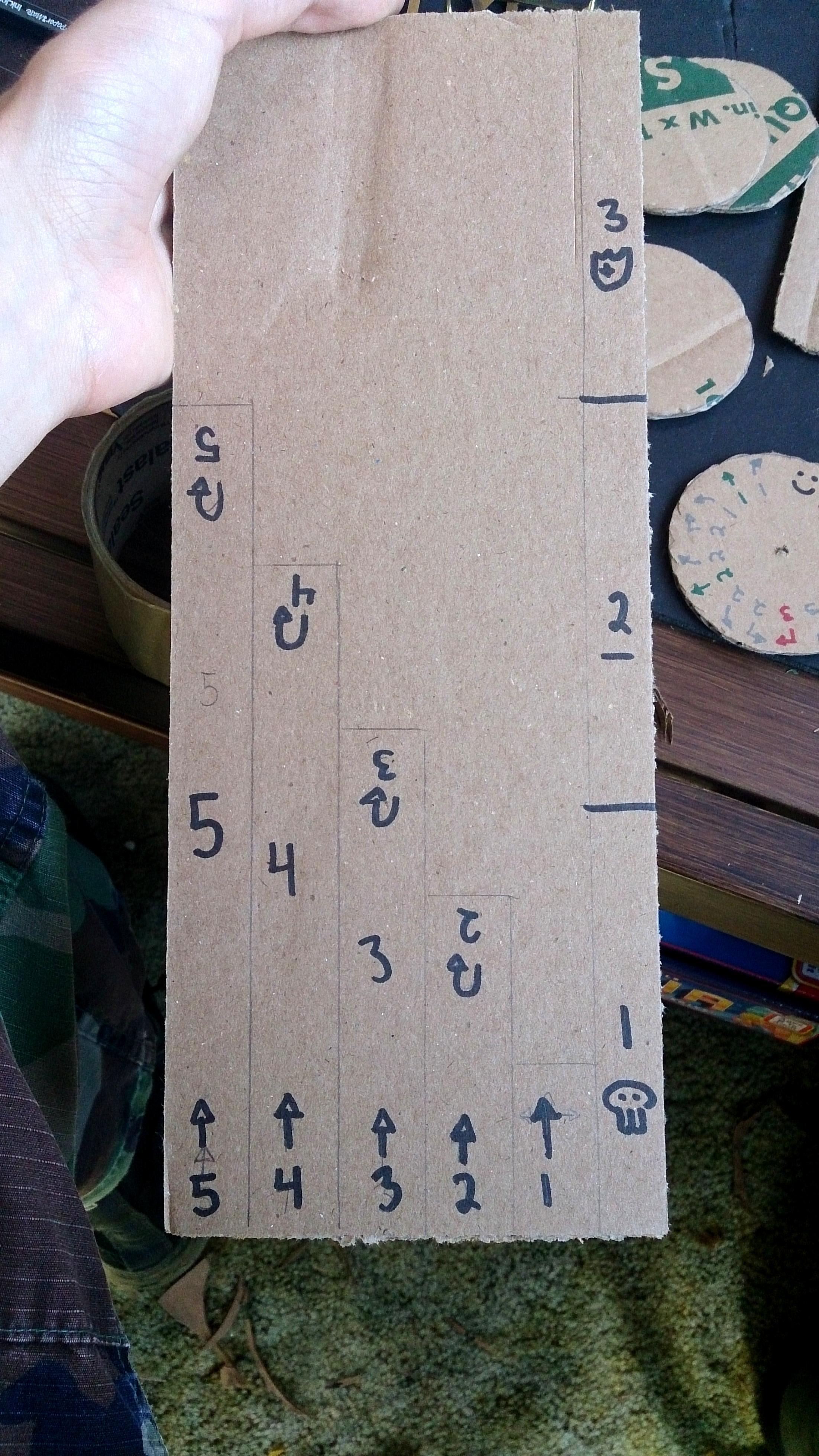 Kid-Safe Economic FFG X-Wing Movement and Range sticks