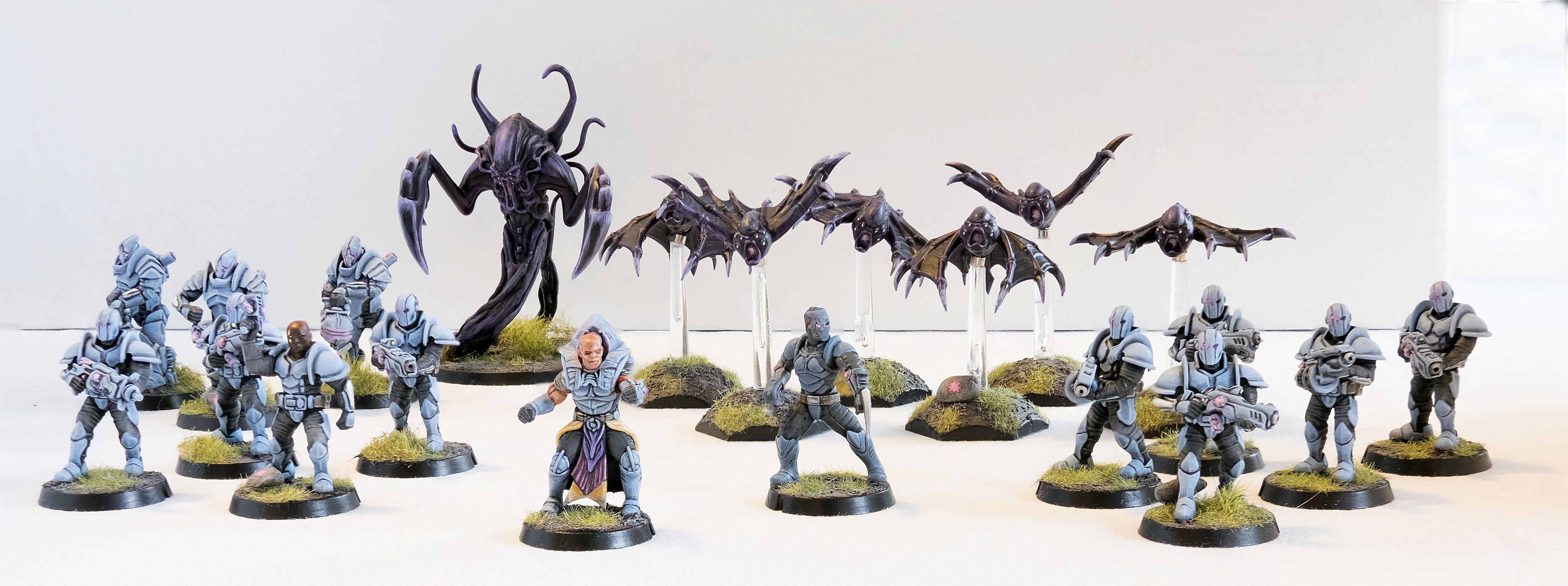 Angel, Kaddar Nova, Karist, Karist Troopers, Maelstrom's Edge, Minnow, Shadow Walker, Tempest Elites