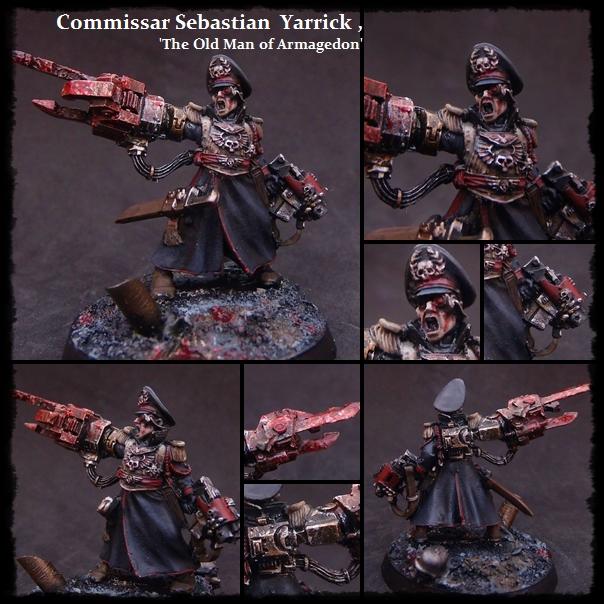 Armageddon, Commissar, Headquarters, Imperial Guard, Special Character, Steel Legion, Weathered, Yarrick