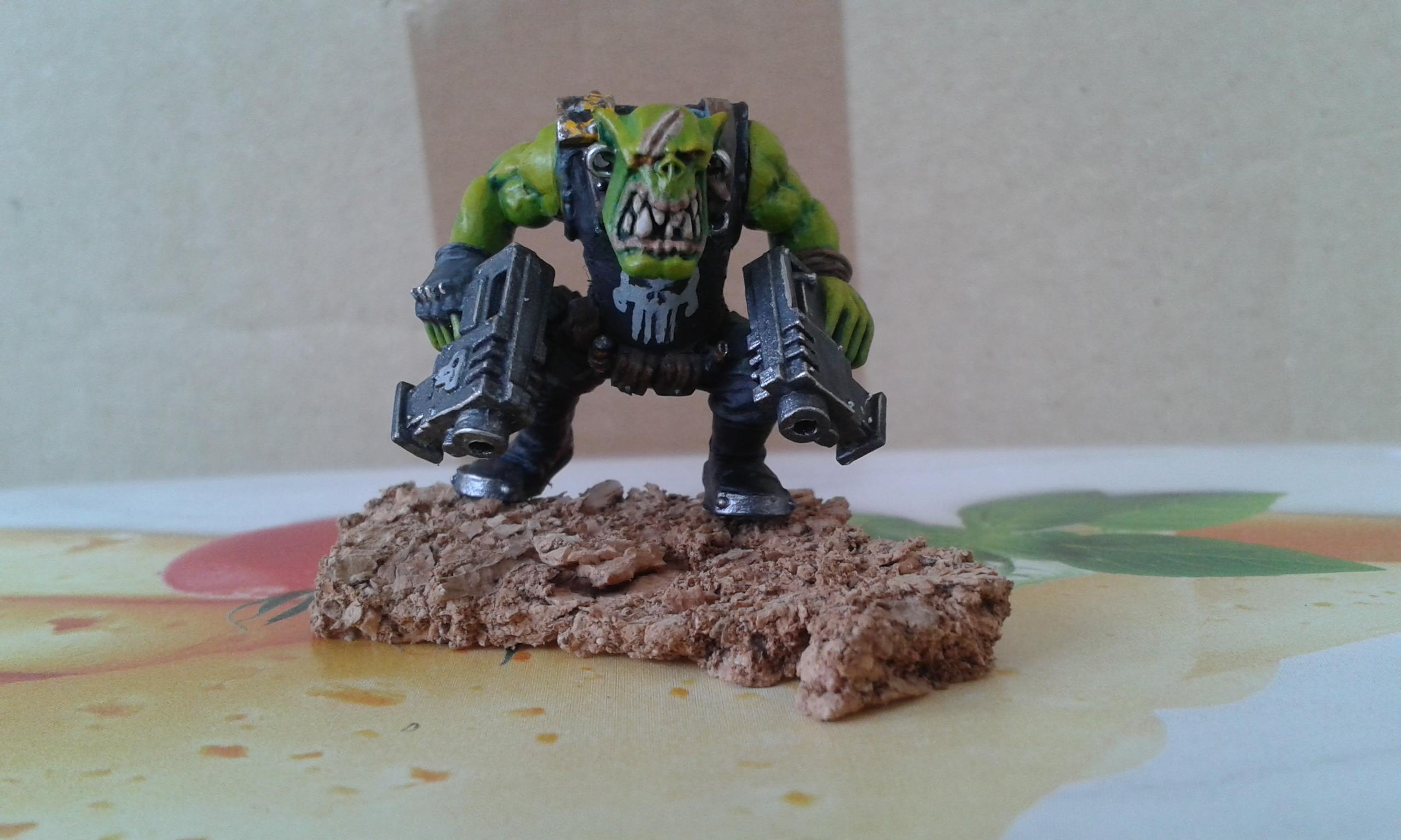 Bad Moons, Boy, Humor, Marvel, Nob, Orks, Punisher, Shoota, Superhero, Warhammer 40,000, Warhammer Fantasy