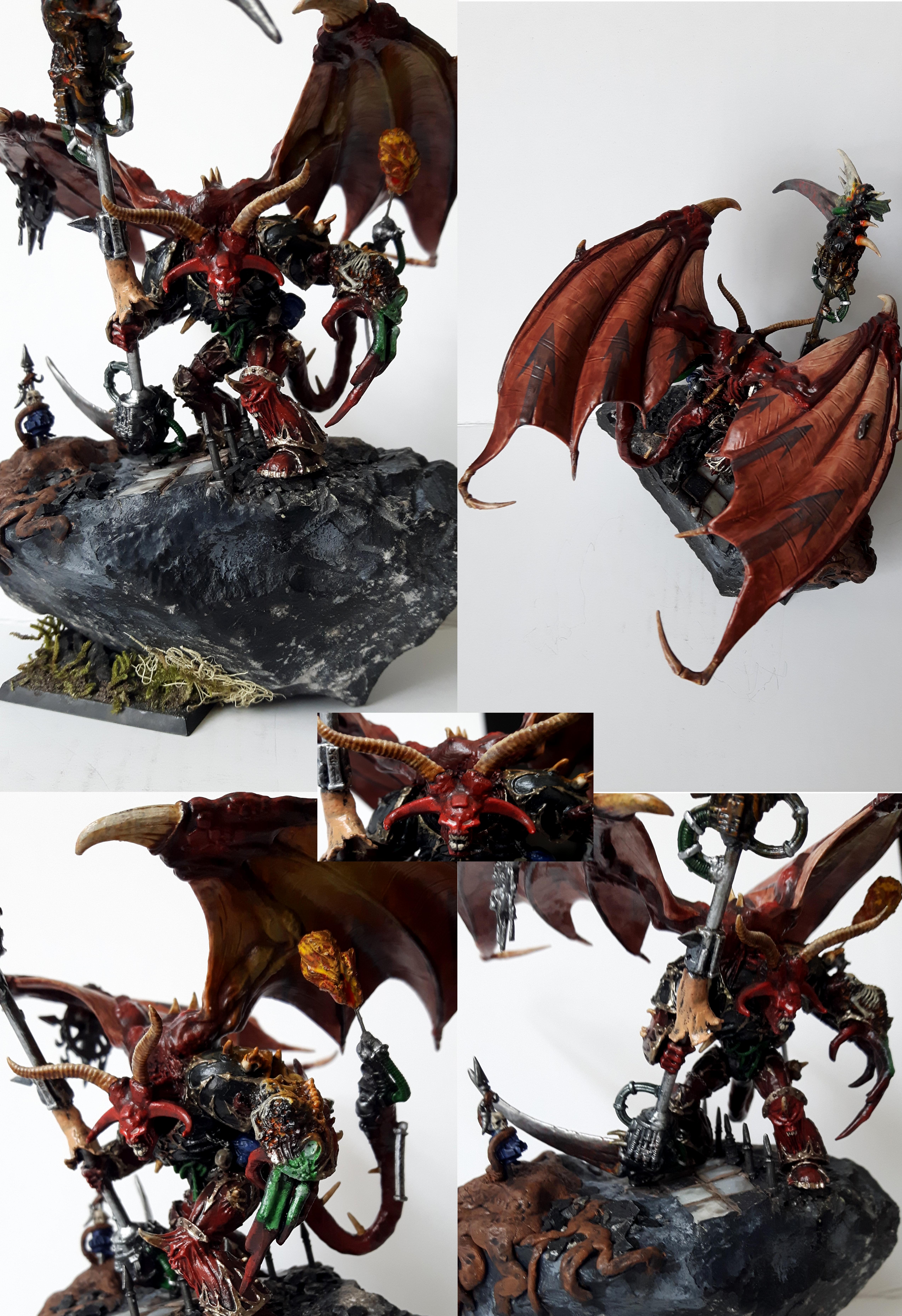 Chaos, Chaos Space Marines, Conversion, Daemons, Prince, Space Marines