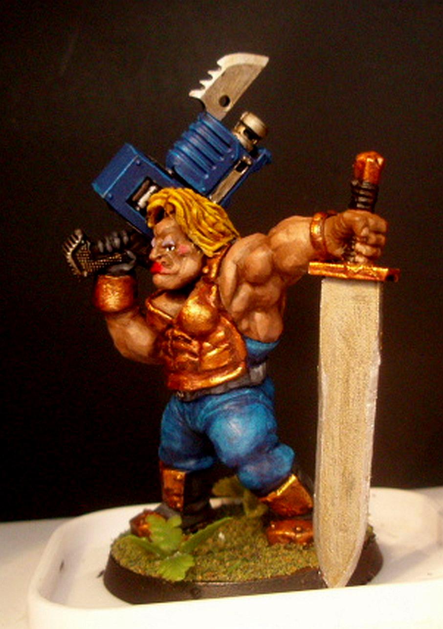 Astra Militarum, Conversion, Edward Myst, Imperial Guard, Nork Deddog, Ogrynn, Sculpted, Sculpting