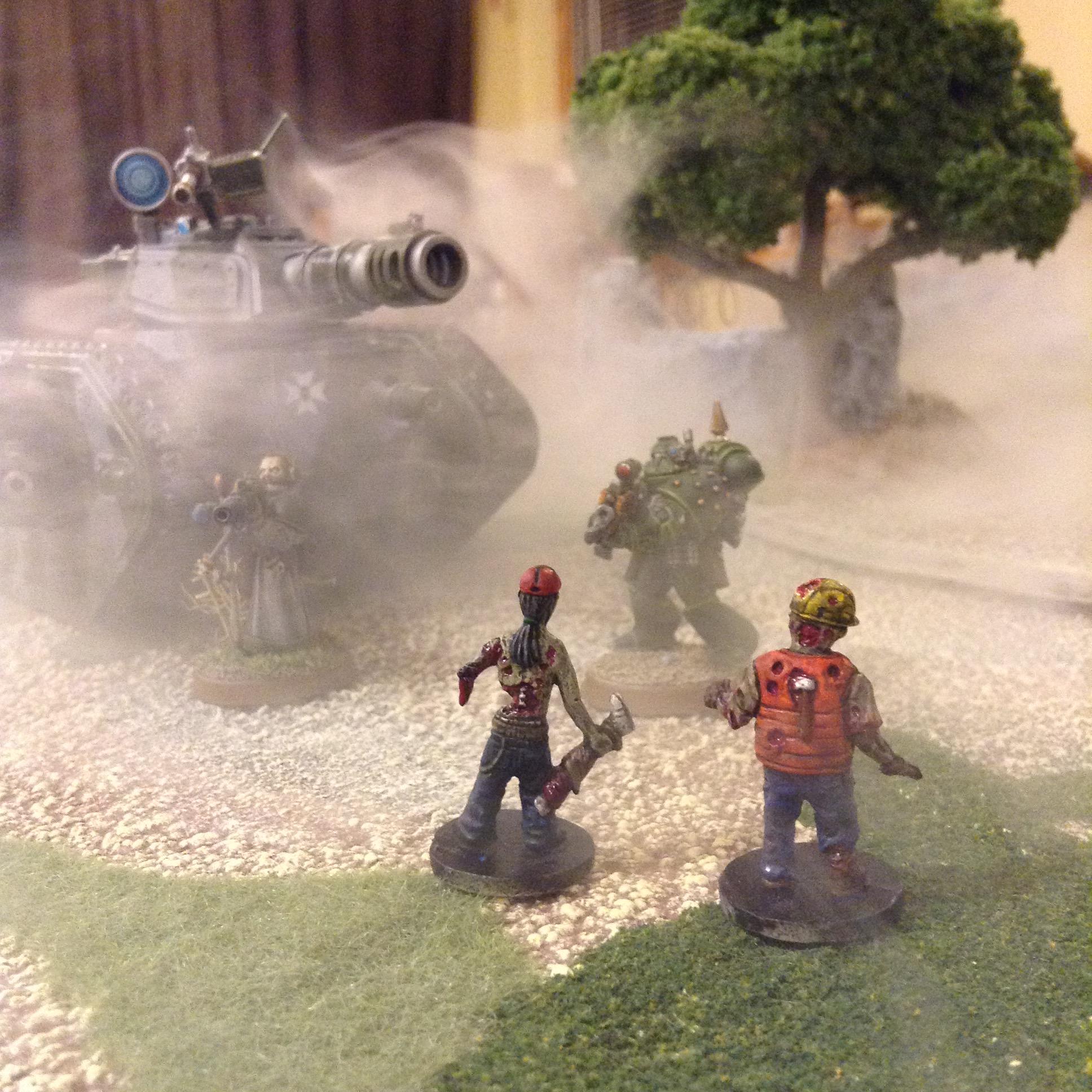 Diorama, Warhammer 40,000, Zombie