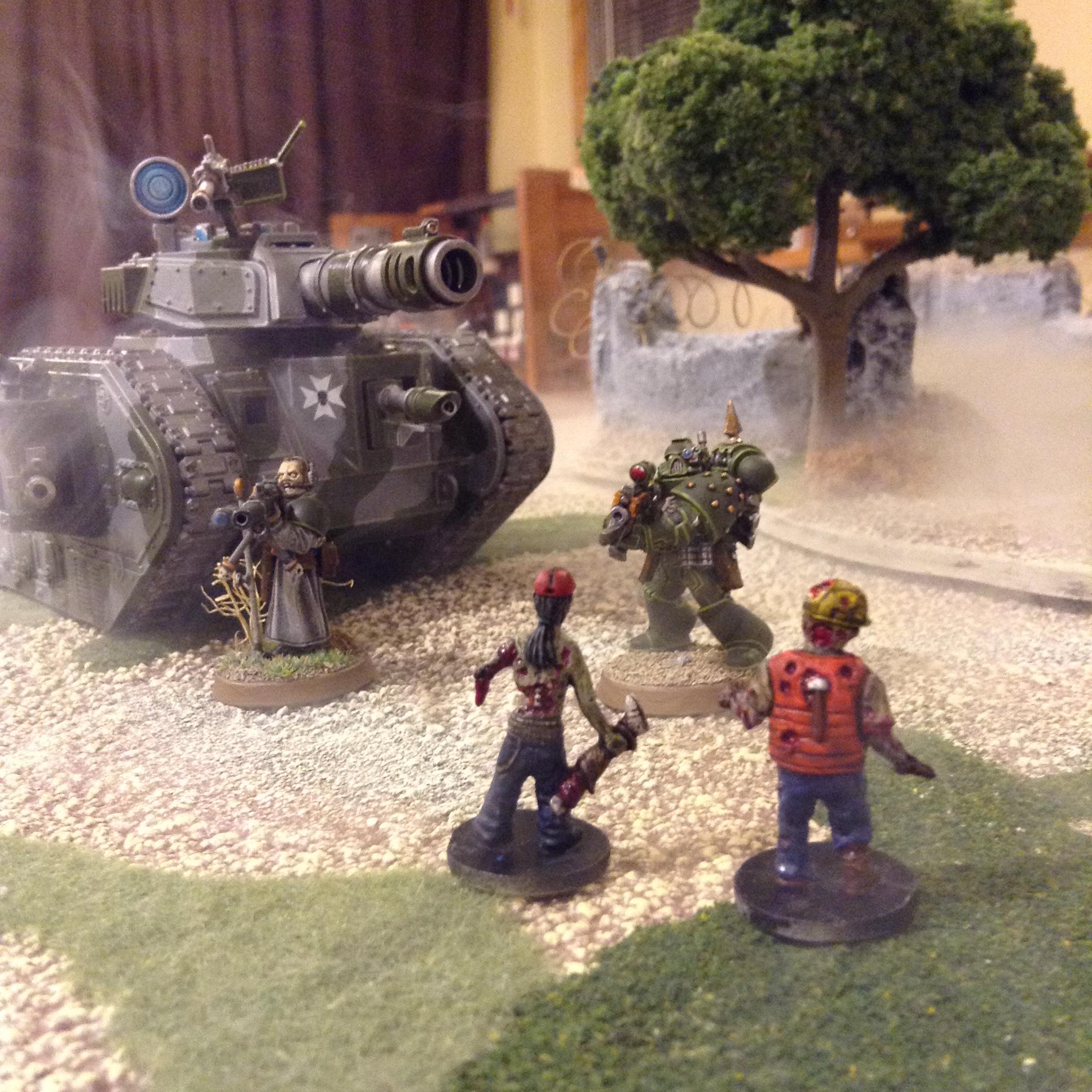 Battle Report, Imperial Guard, Tank, Warhammer 40,000, Zombie