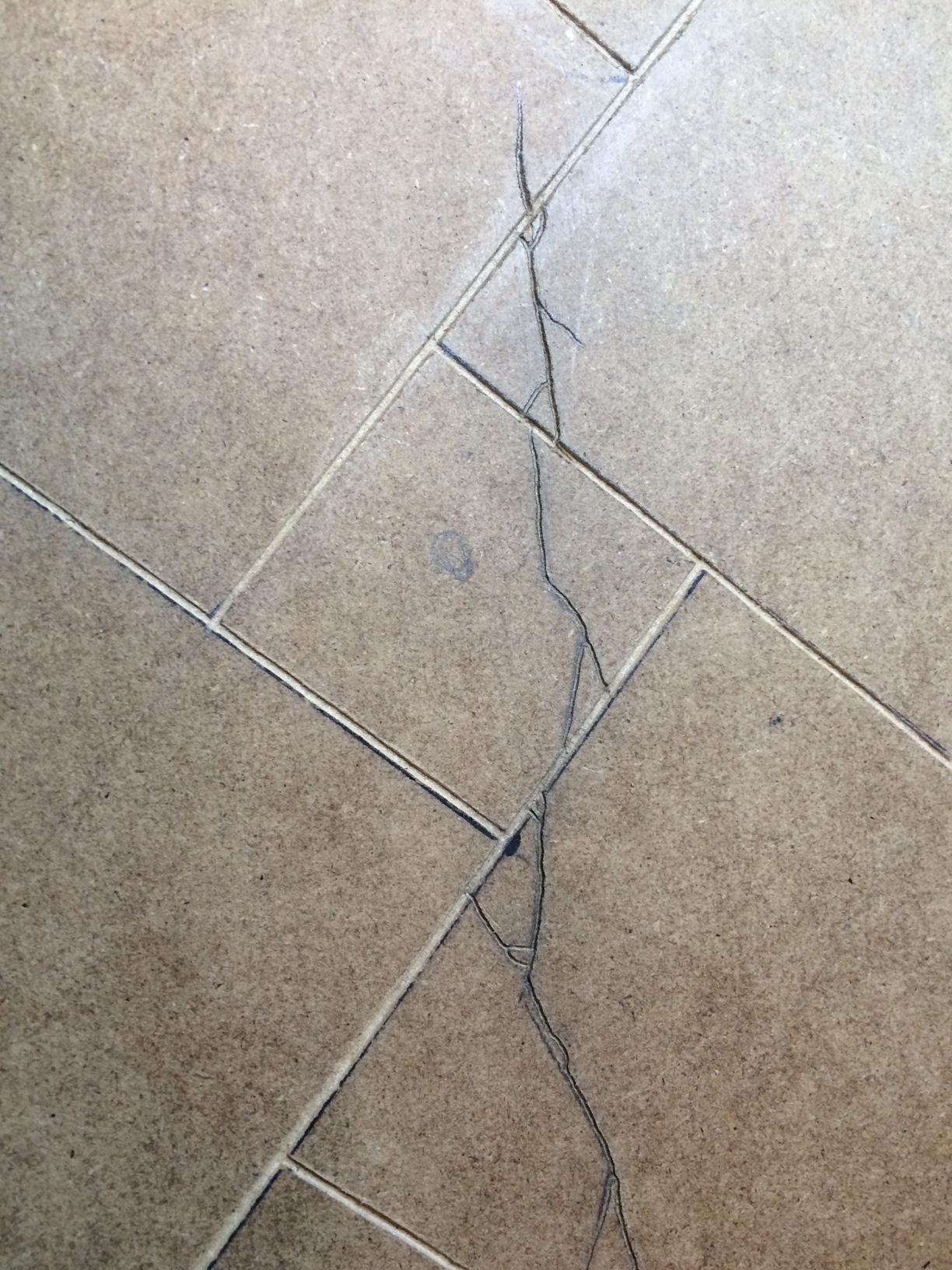 Crack on "concrete"