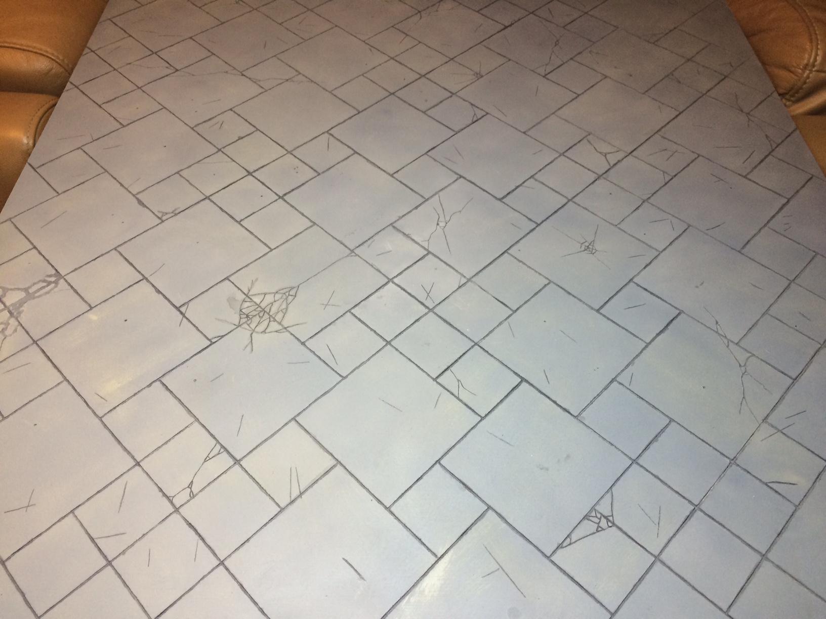 Finished painting, grey basecoat and a light drybrushing