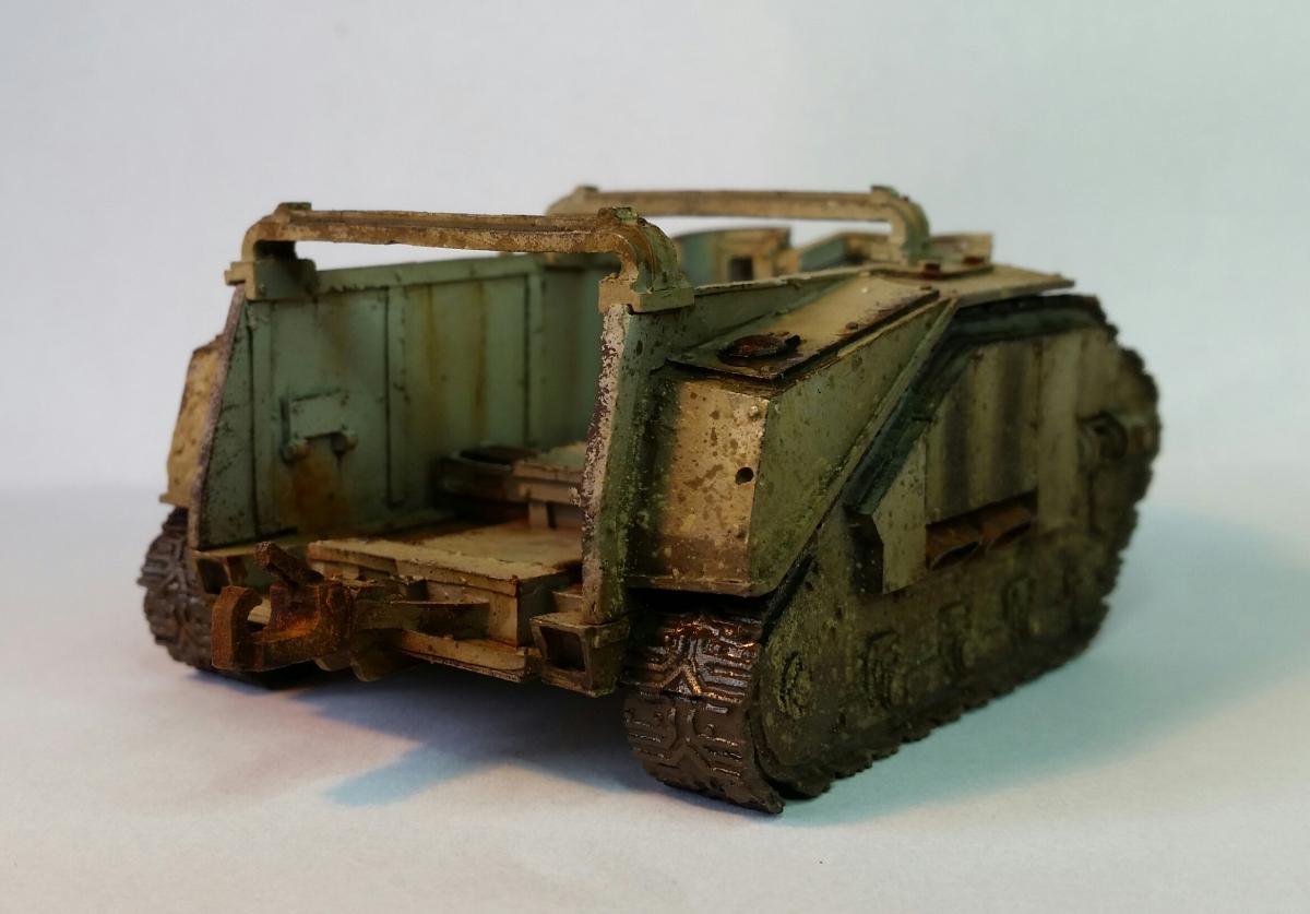 I am a painter, not a modeller, so I had no way of fixing the bad track :P