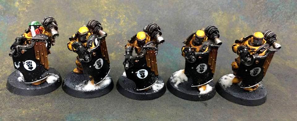 Imperial Fist Breacher Squad