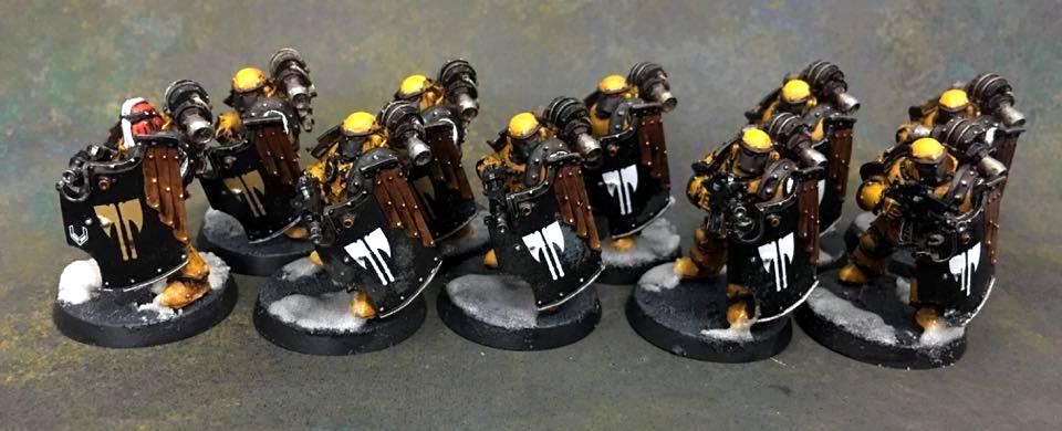 Imperial Fist Breacher Squad