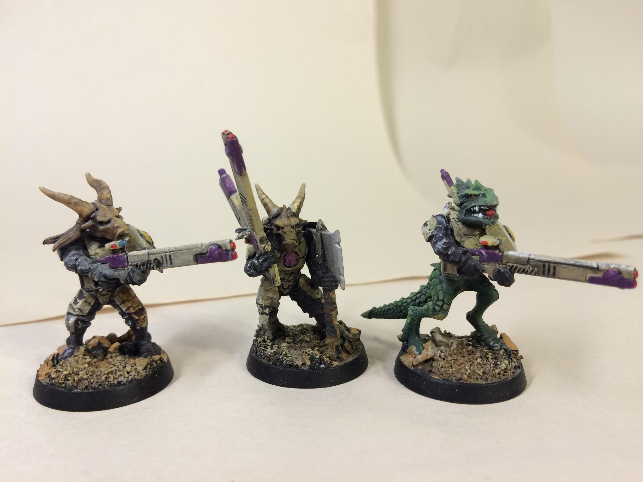 Beastmen, Fire Warriors, Gue'vesa, Lizardmen, Tau, Tauarmy7/28/16