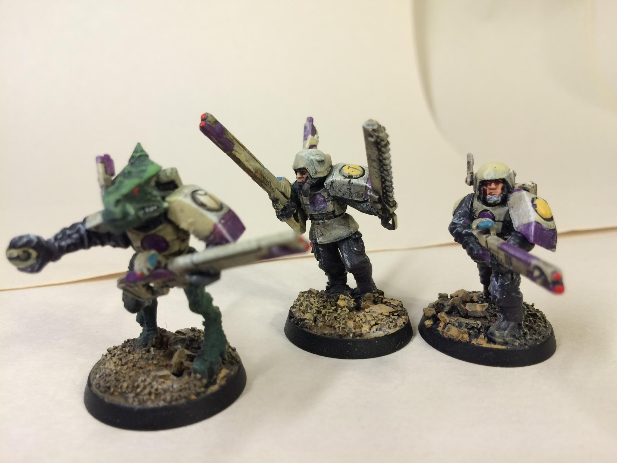 Fire Warriors, Gue'vesa, Human, Lizardmen, Tau, Tauarmy7/28/16