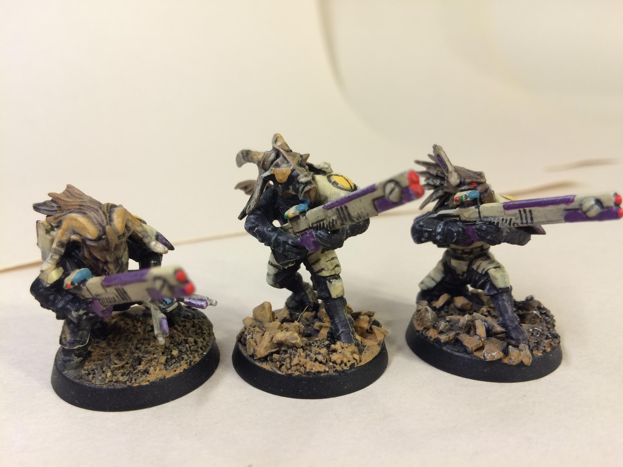 Beastmen, Fire Warriors, Gue'vesa, Kroot, Tau, Tauarmy7/28/16