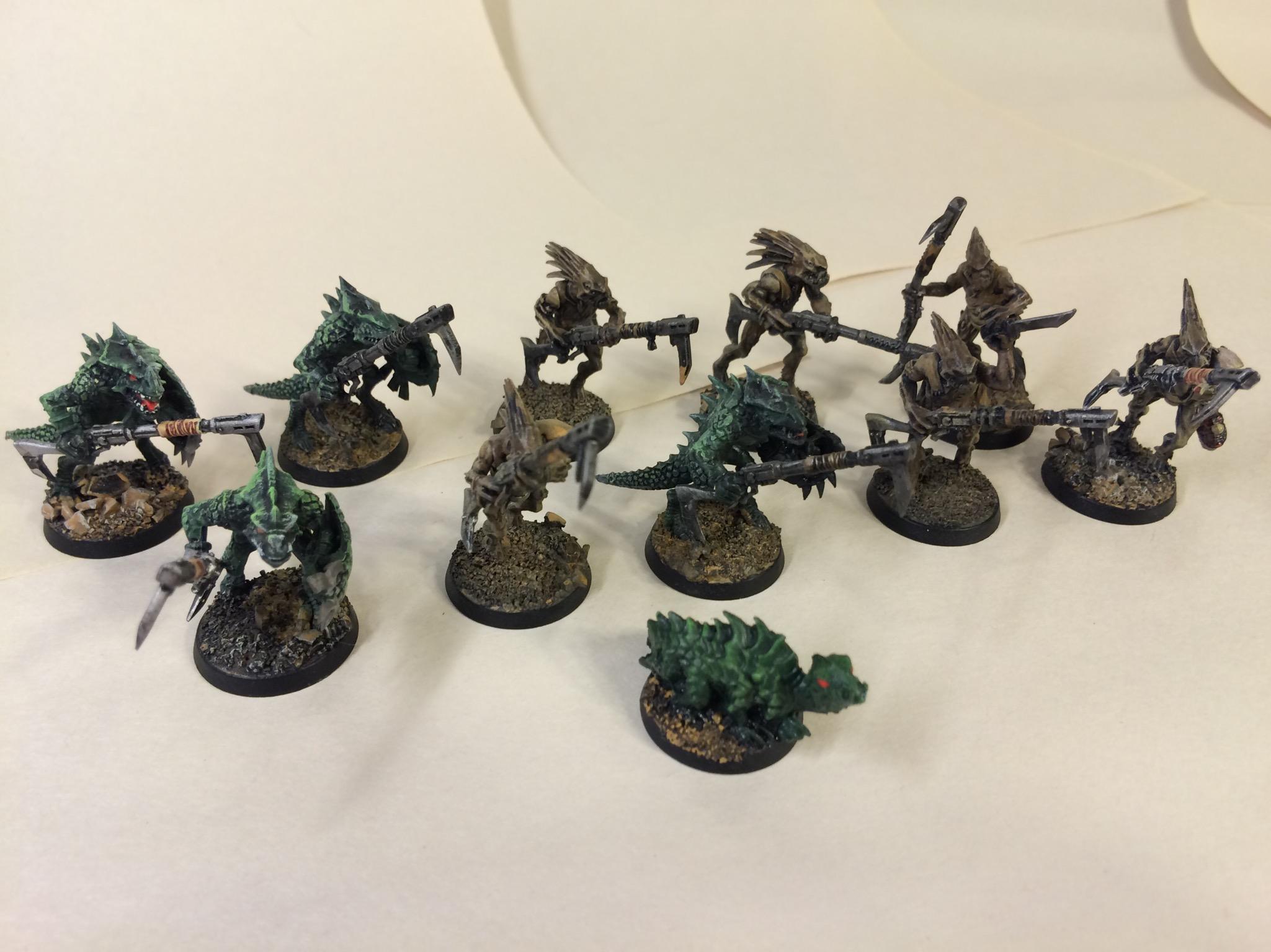 Gue'vesa, Kroot, Kroot Hound, Lizardmen, Tau, Tauarmy7/28/16