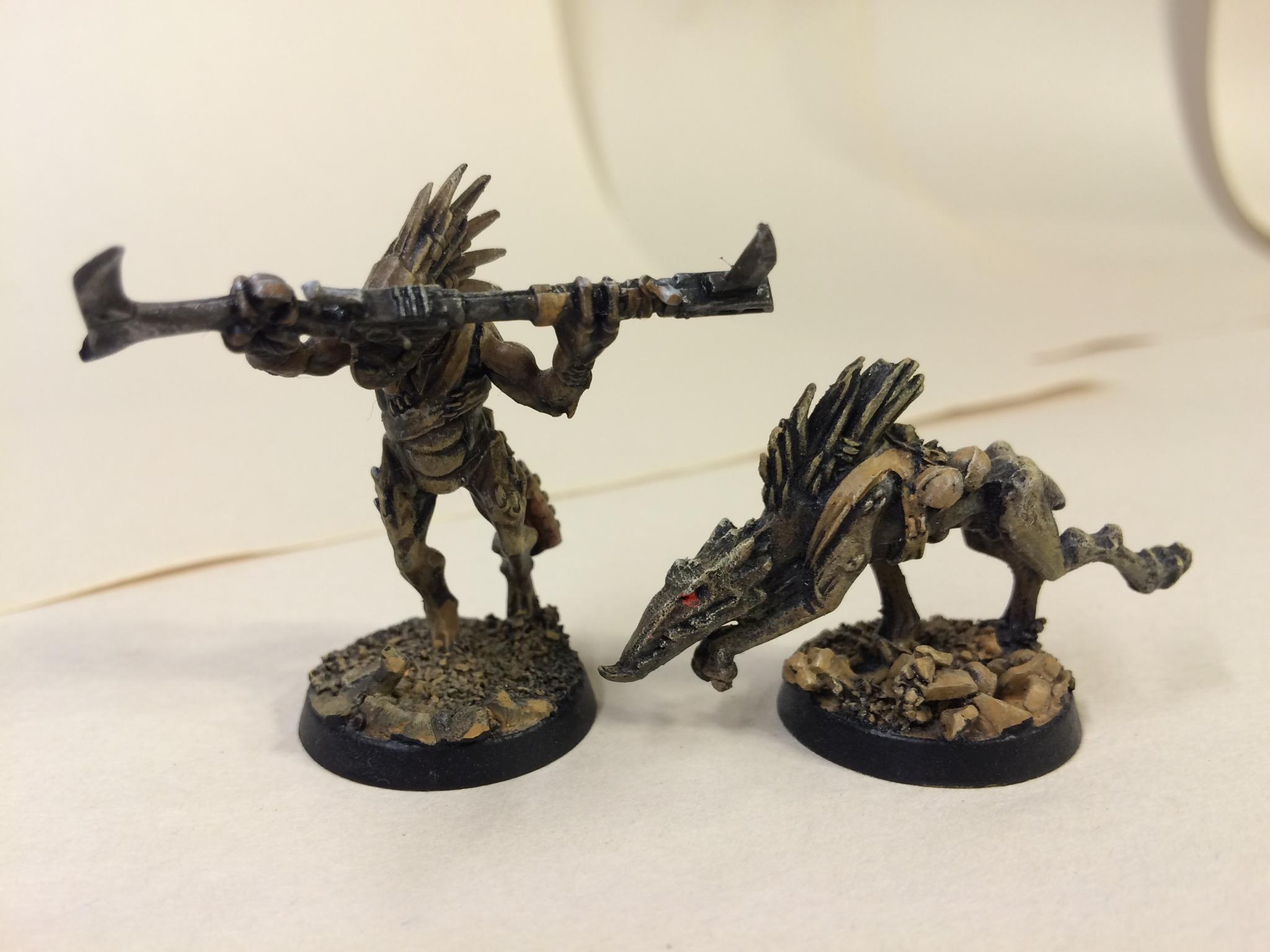 Gue'vesa, Kroot, Kroot Hound, Tau, Tauarmy7/28/16 - kroot and kroot ...