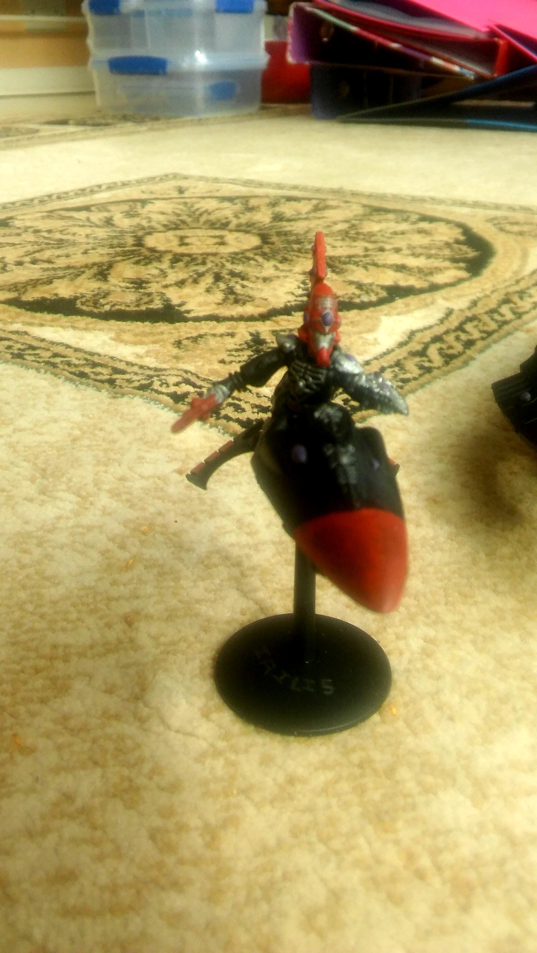 28mm, Eldar, Farseer, Games Workshop, Jetbike, Painted, Psyker, Skyrunner, Warhammer 40,000