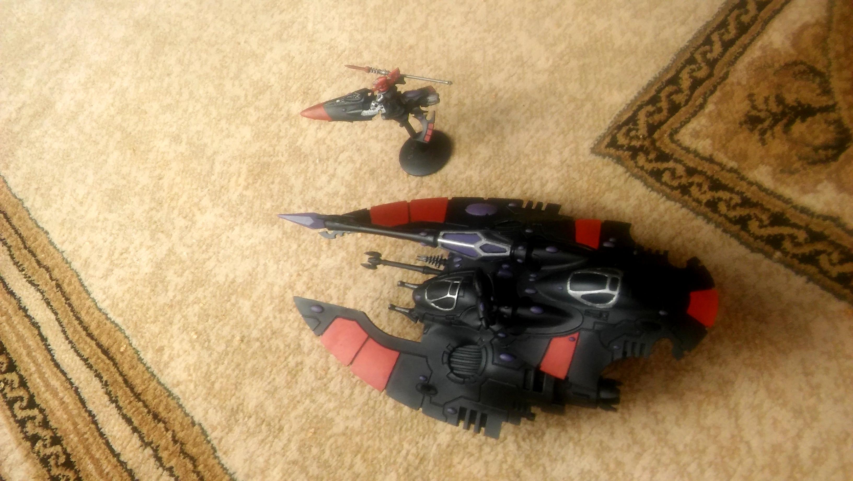 28mm, Eldar, Farseer, Games Workshop, Jetbike, Painted, Psyker, Skyrunner, Warhammer 40,000