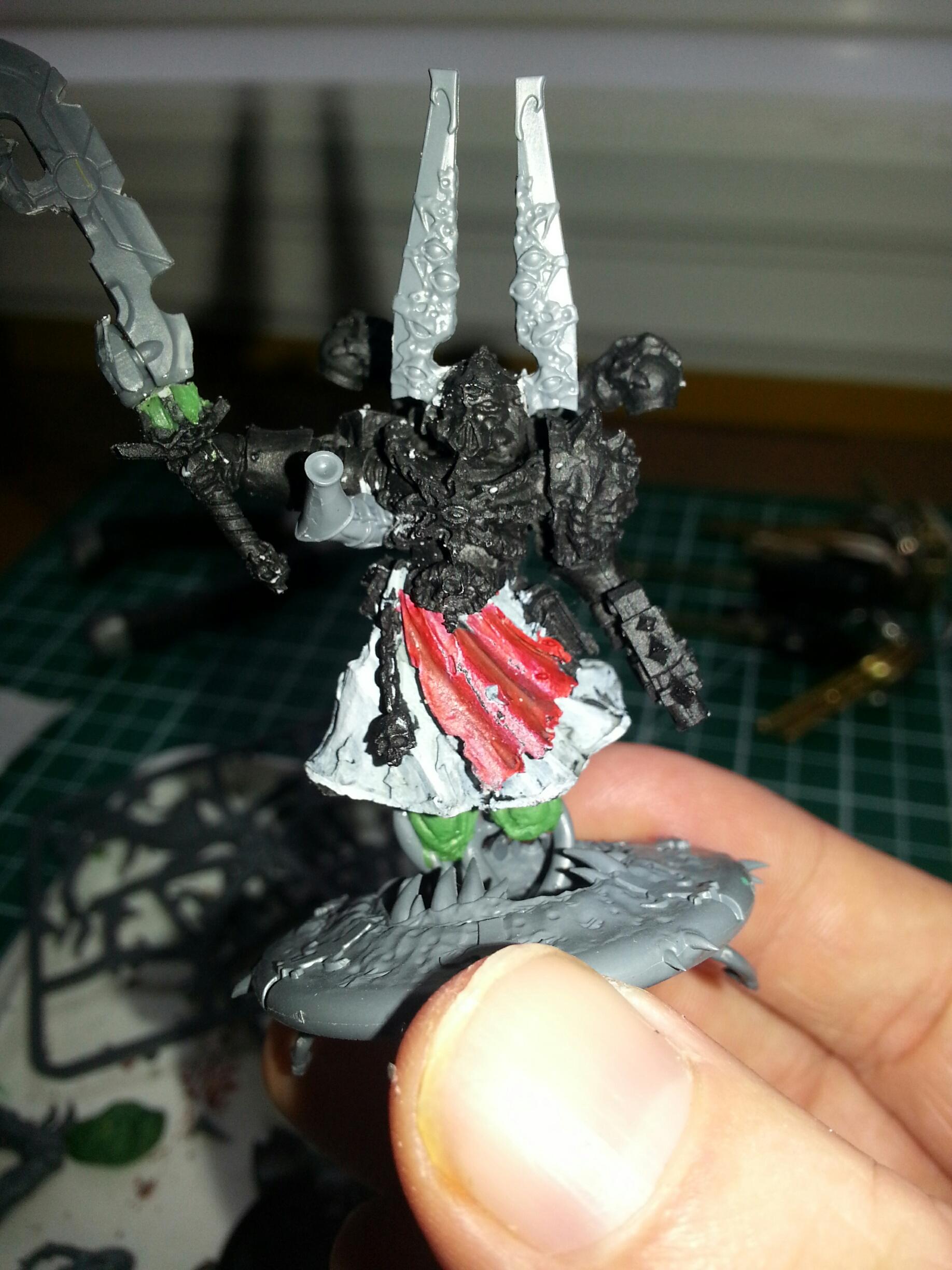 Chaos Lord, Conversion, Crimson Slaughter, Tzeentch, Work In Progress