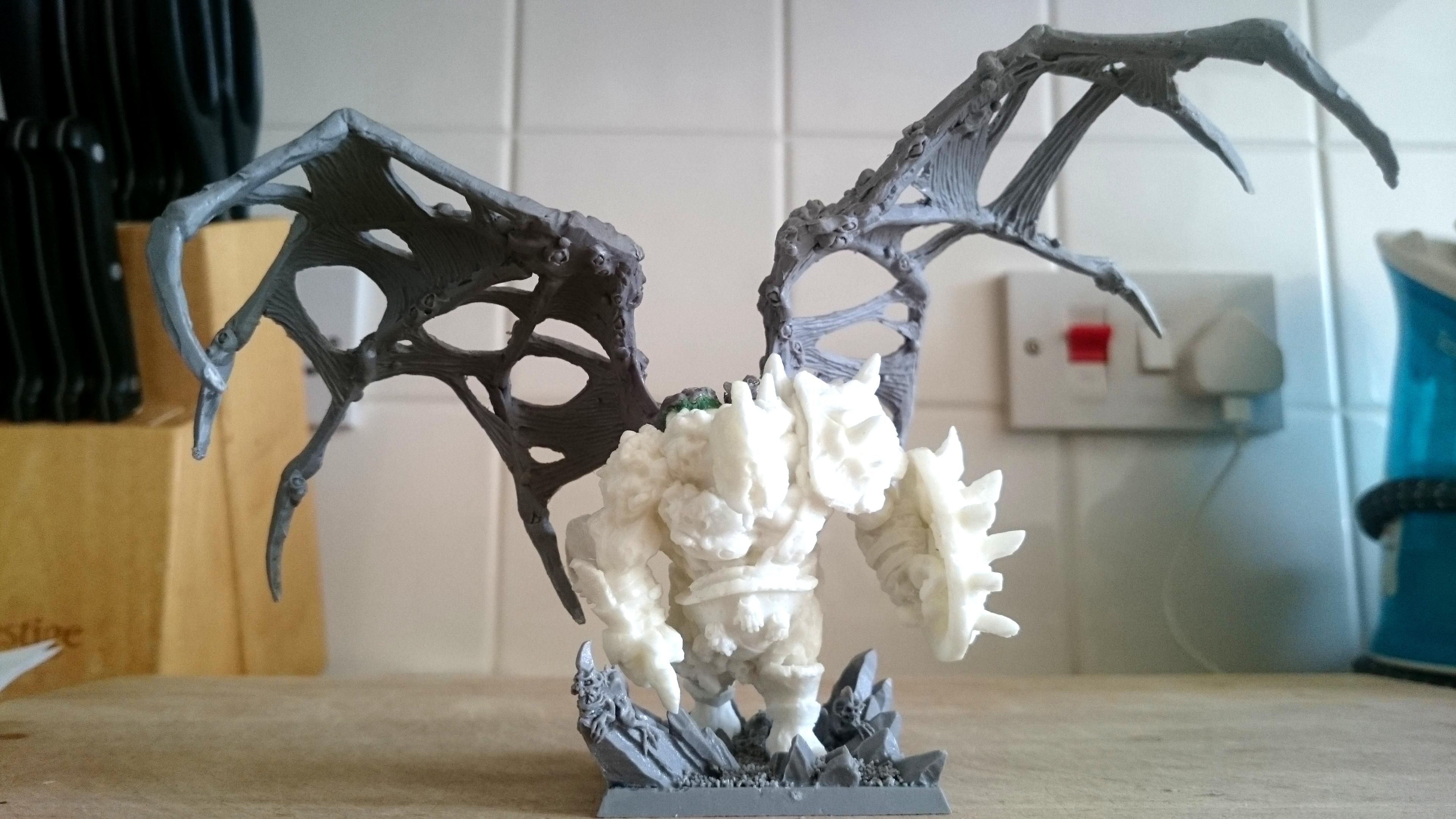 The 9th age daemon prince of pestilence titan forge behemoth of decay nurgle dude!