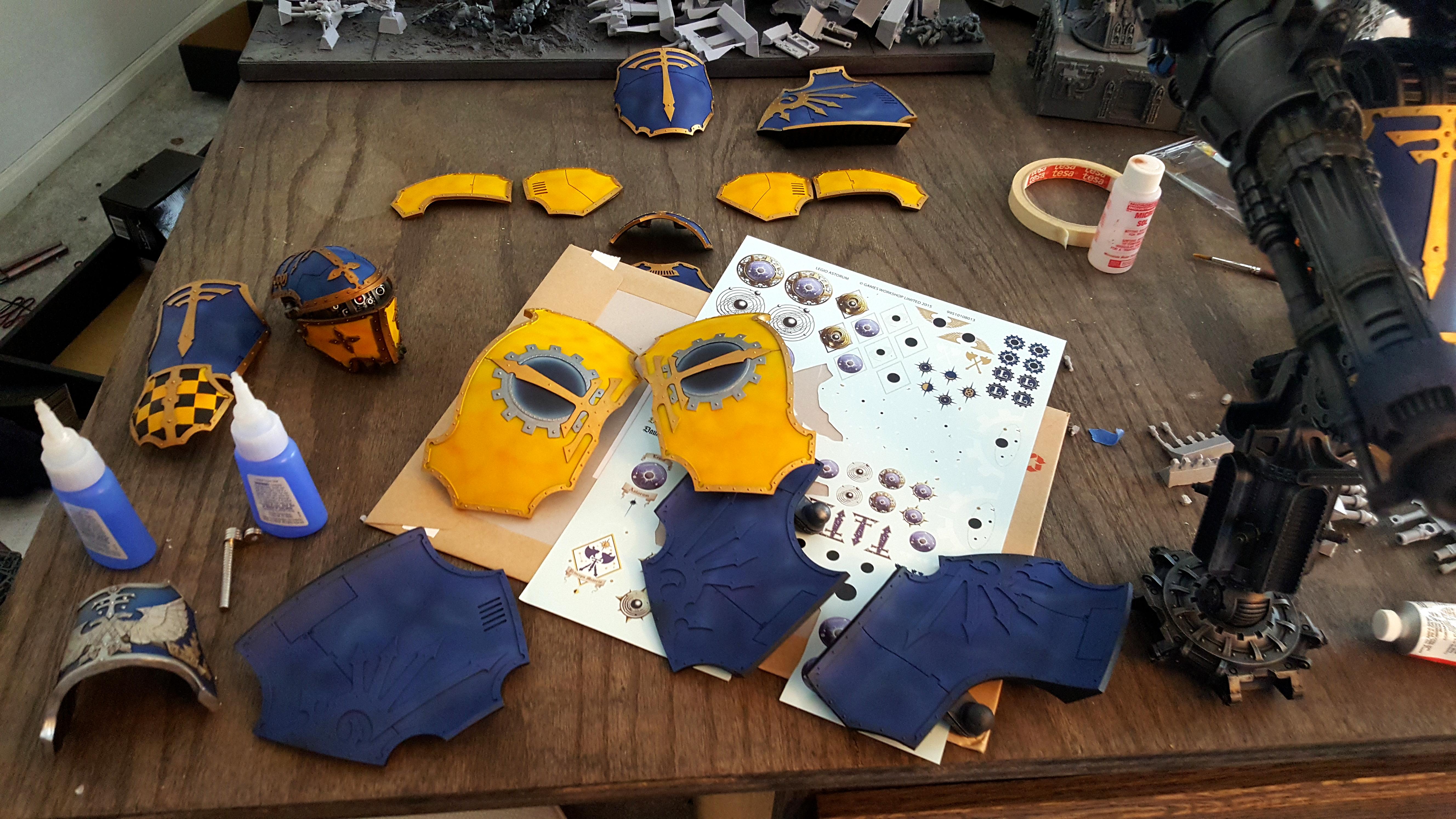 Armor plating progress