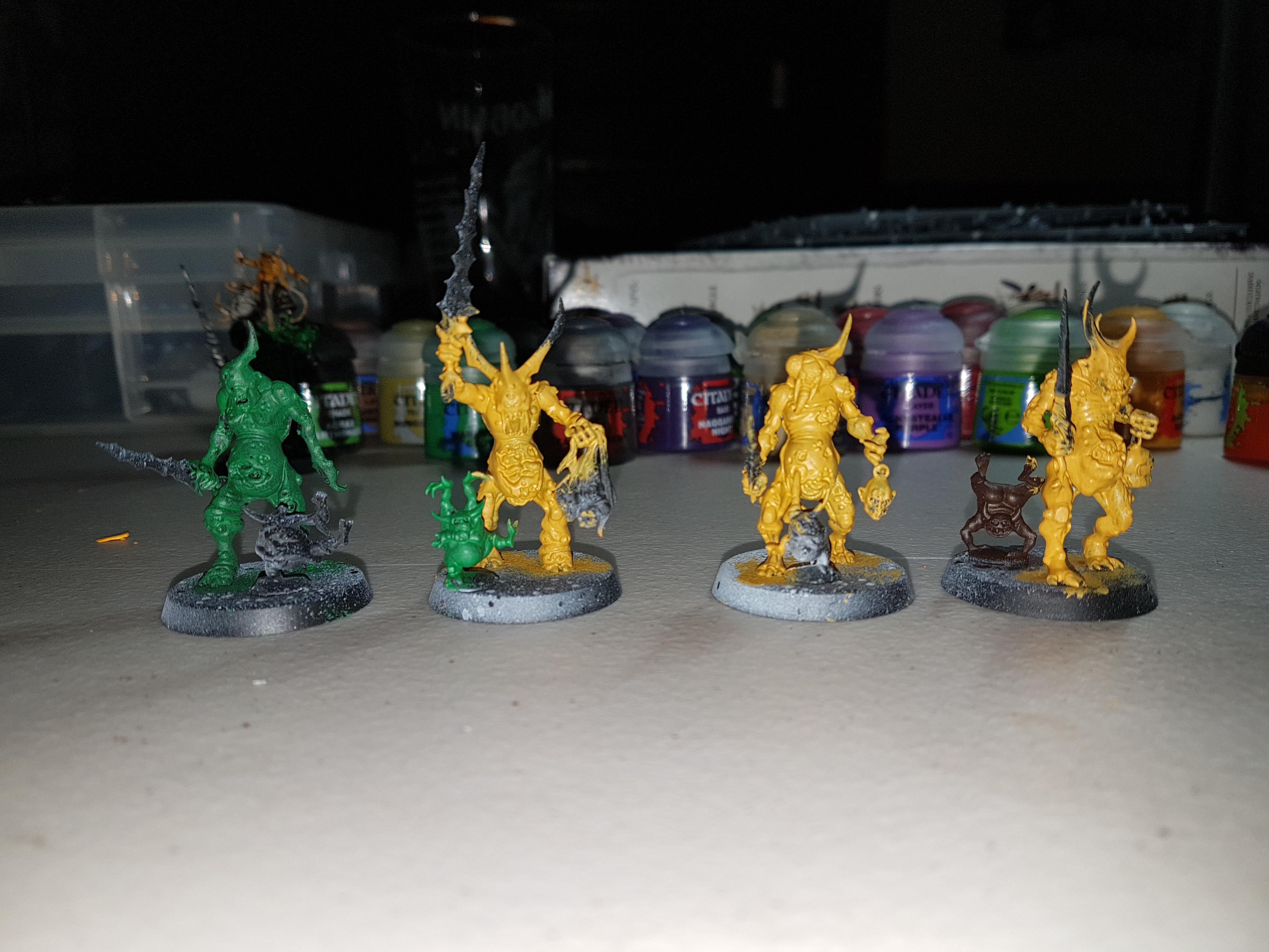 Age Of Sigmar, Nurgle, Nurglings, Plaguebearers