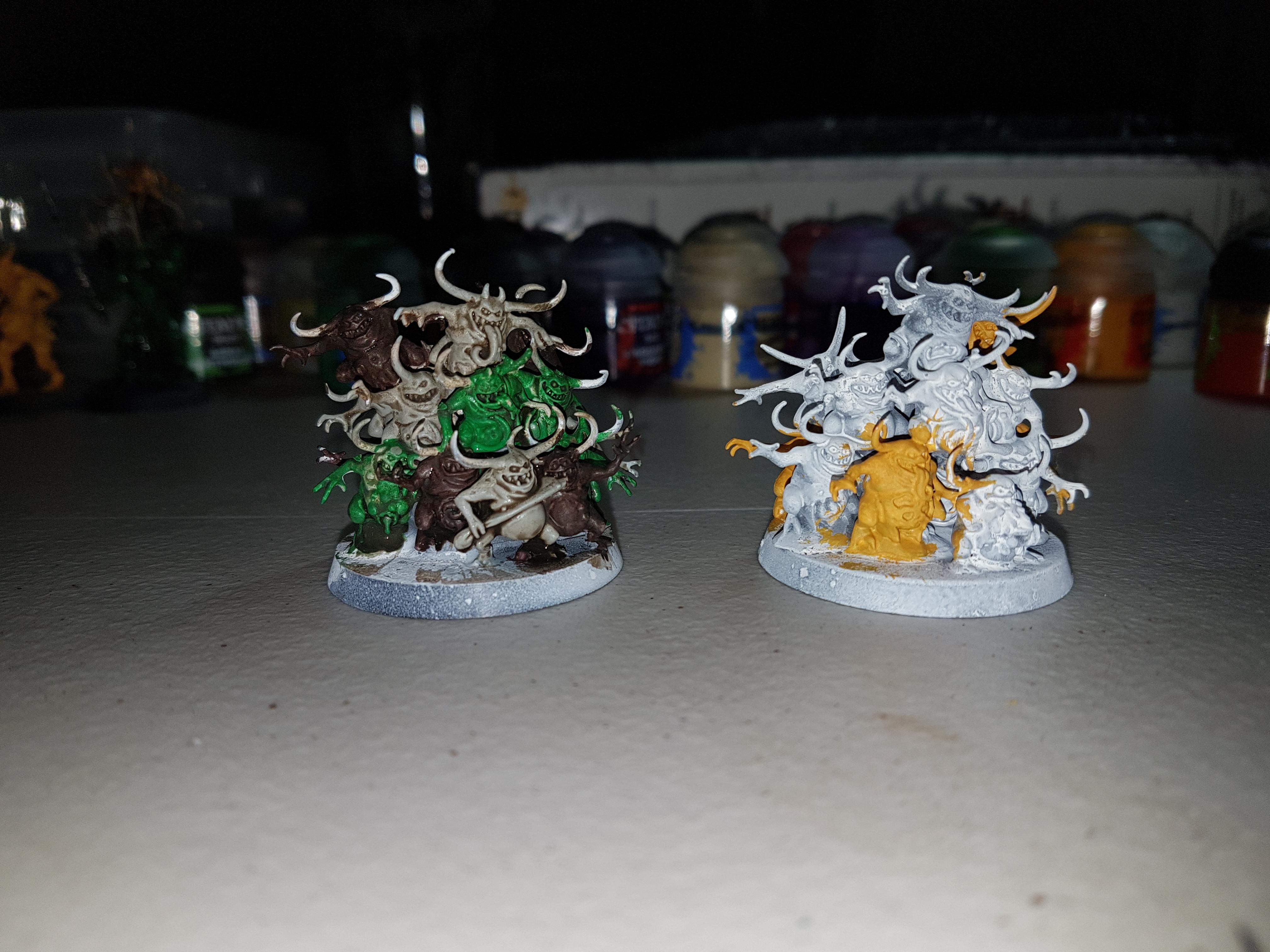 Age Of Sigmar, Nurgle, Nurglings, Plaguebearers