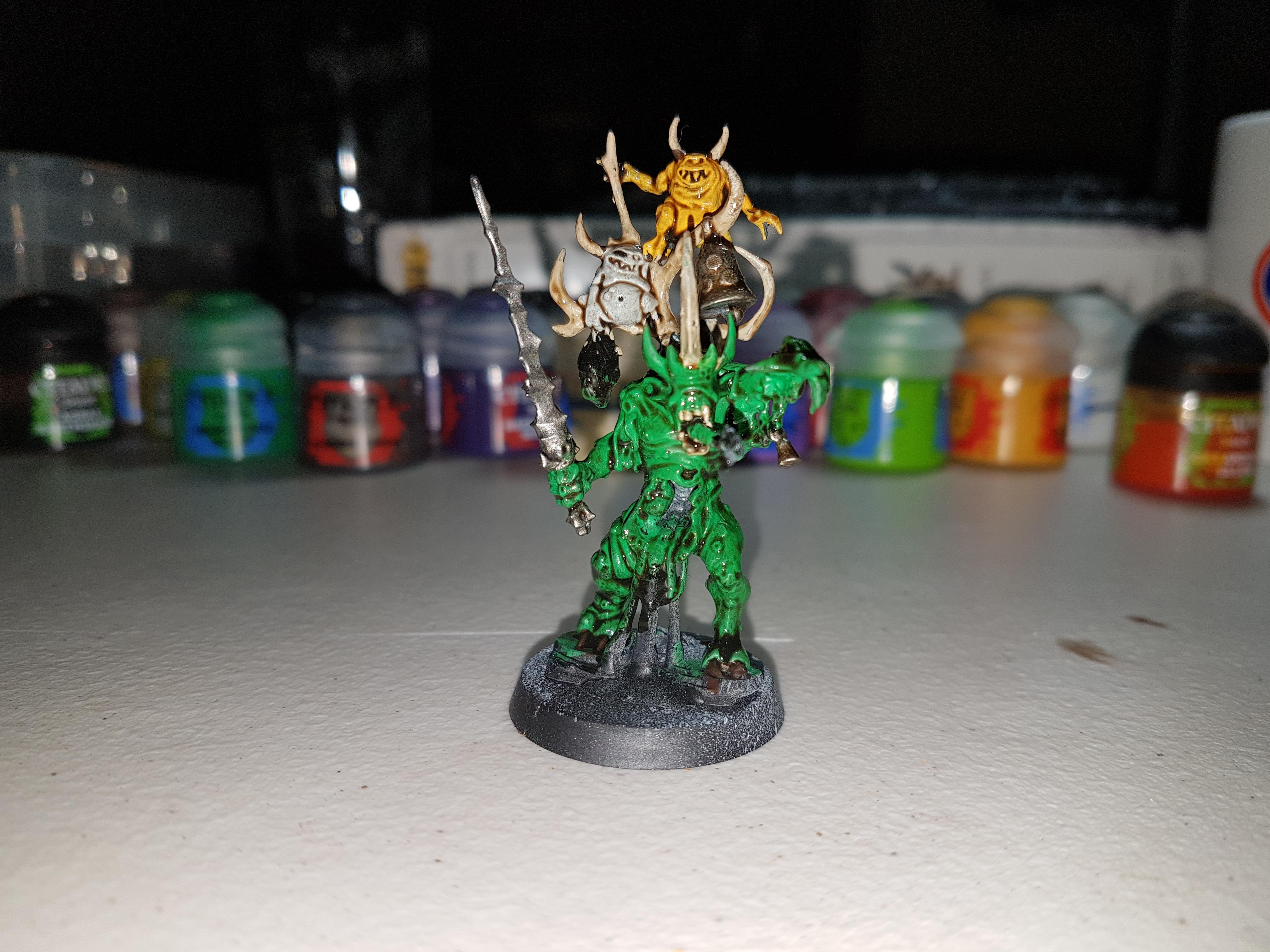 Age Of Sigmar, Herald Of Nurgle, Nurgle, Nurglings, Plaguebearers