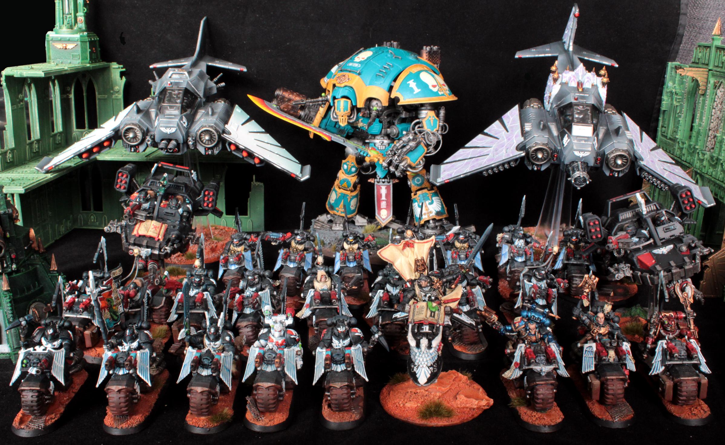 Angel, Arkaal, Attack Bike, Bike, Dark, Flyer, Knights, Land, Nephilim, Ravenwing, Sammael, Space, Space Marines, Speeder, Talon, Warhammer 40,000, Warhammer Fantasy