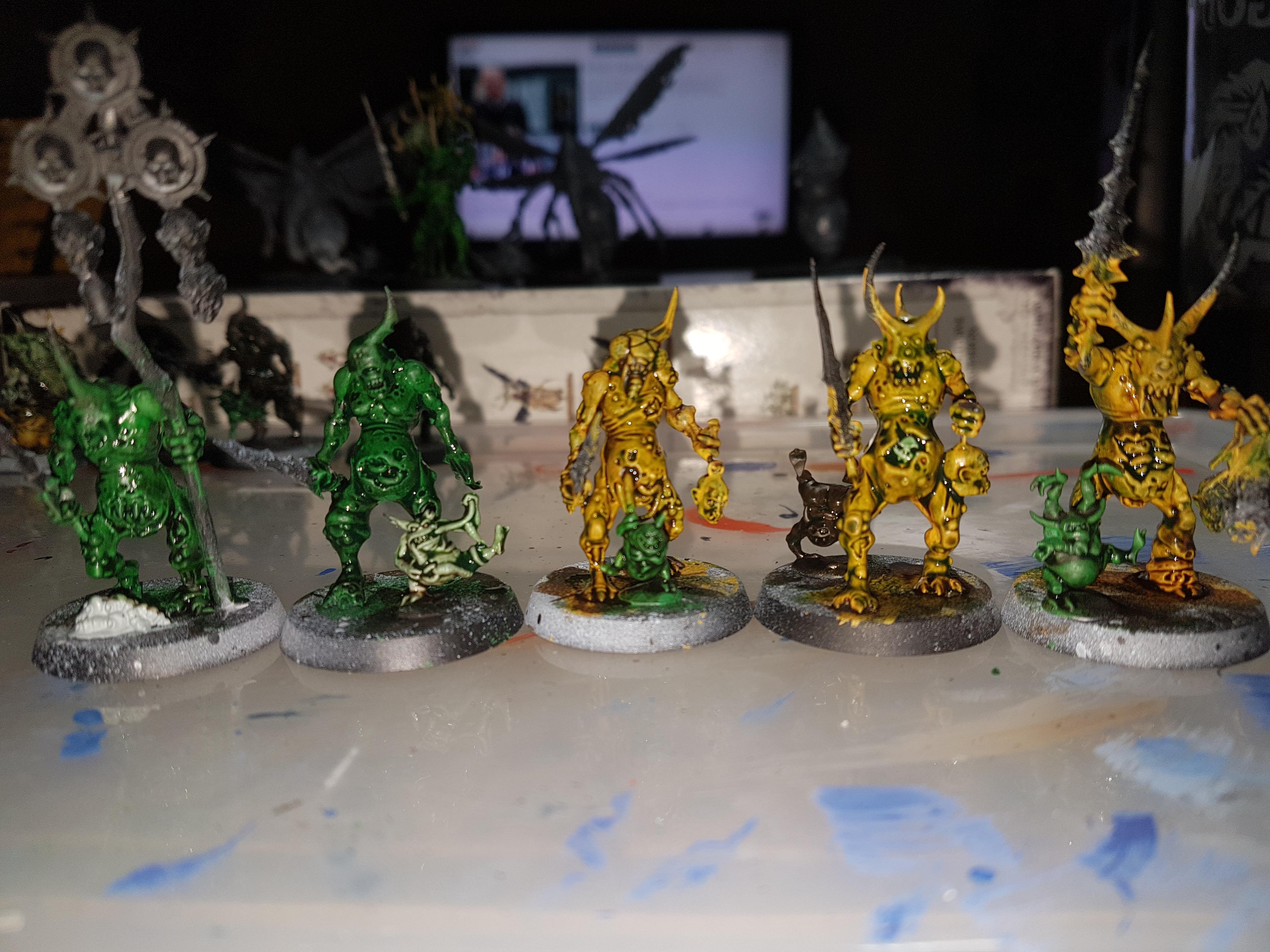 Age Of Sigmar, Daemons Of Nurgle, Nurgle, Plaguebearers