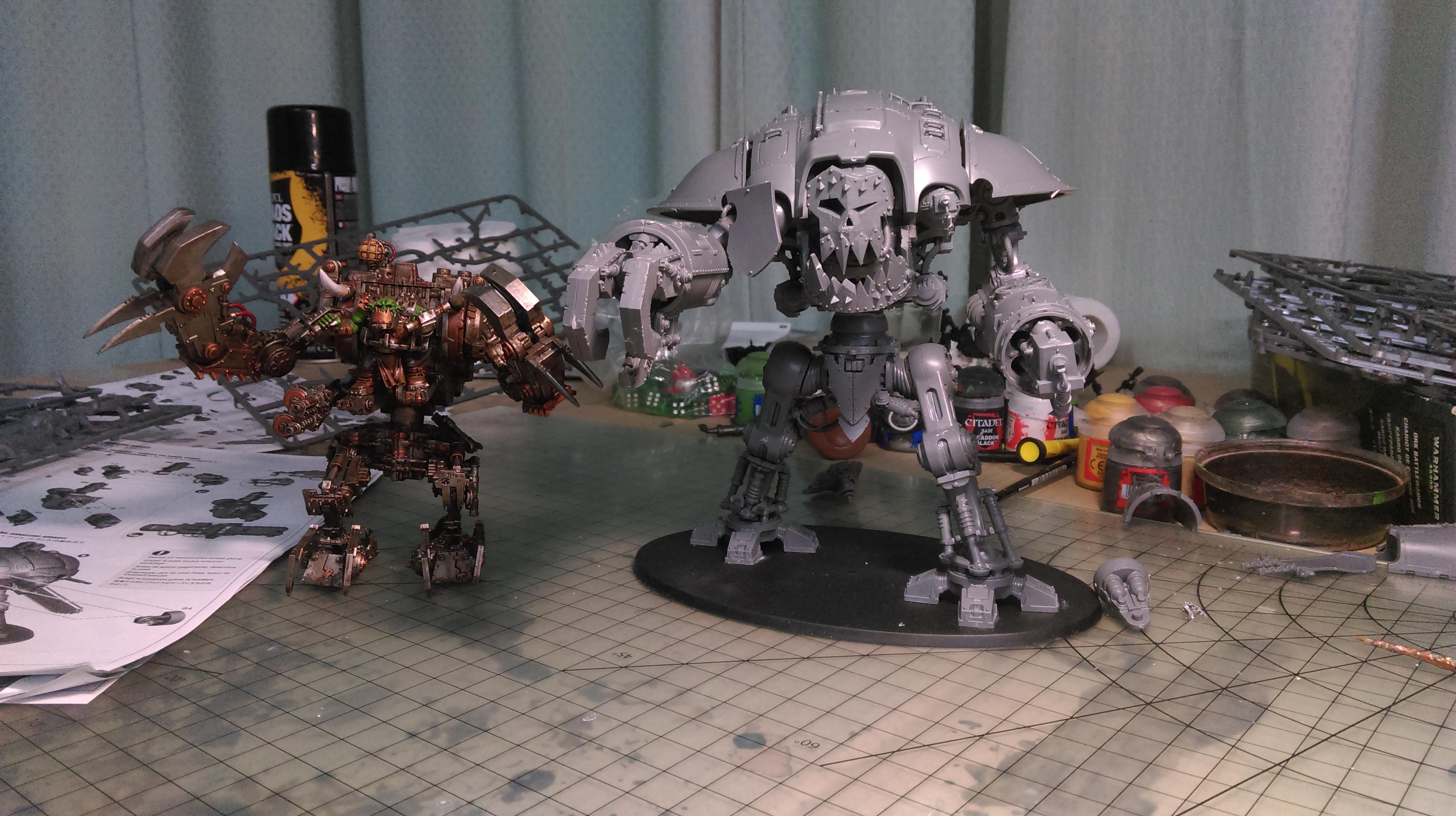 Conversion, Gorkanaut, Knights, Looted Knight, Morkanaut, Orks