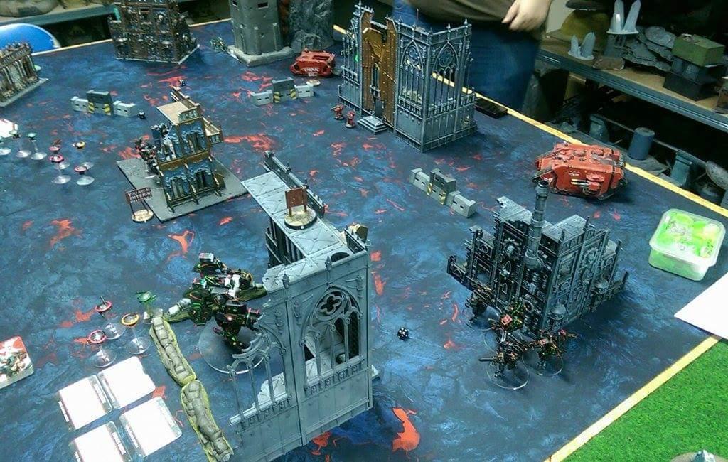 Battle, Neon, Rep, Tabletop, Tau, Terrain, Tron