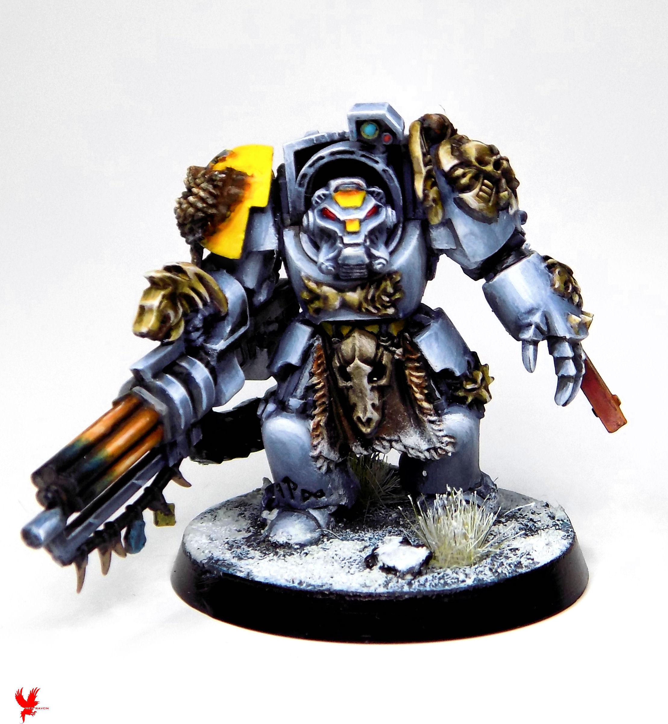 Adeptus Astartes, Arjac Rockfist, Fenrisian Wolves, Space Wolves, Thunderwolf Cavalry, Wolf Guard Terminators