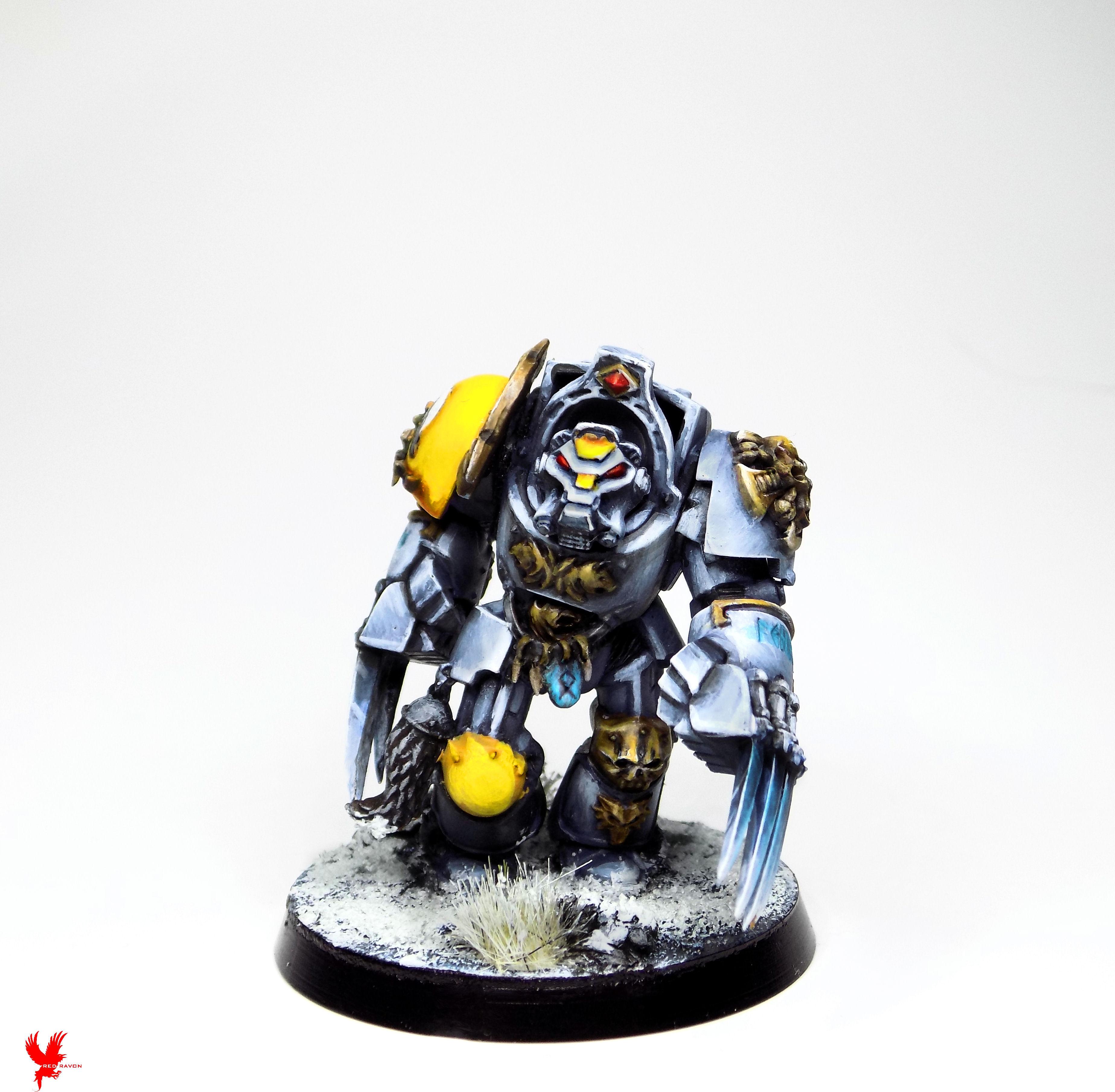 Adeptus Astartes, Arjac Rockfist, Fenrisian Wolves, Space Wolves, Thunderwolf Cavalry, Wolf Guard Terminators