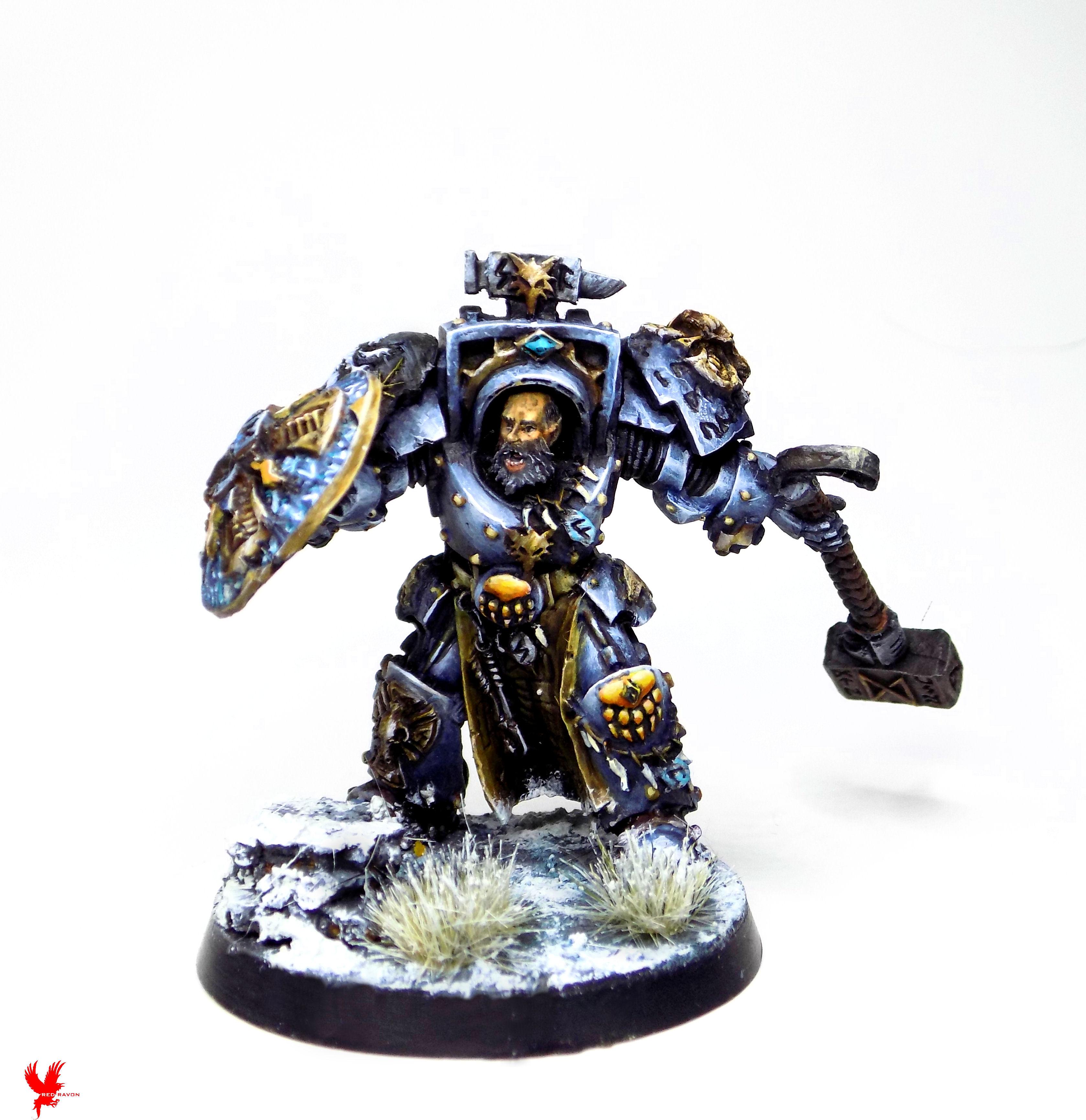 Adeptus Astartes, Arjac Rockfist, Fenrisian Wolves, Space Wolves, Thunderwolf Cavalry, Wolf Guard Terminators