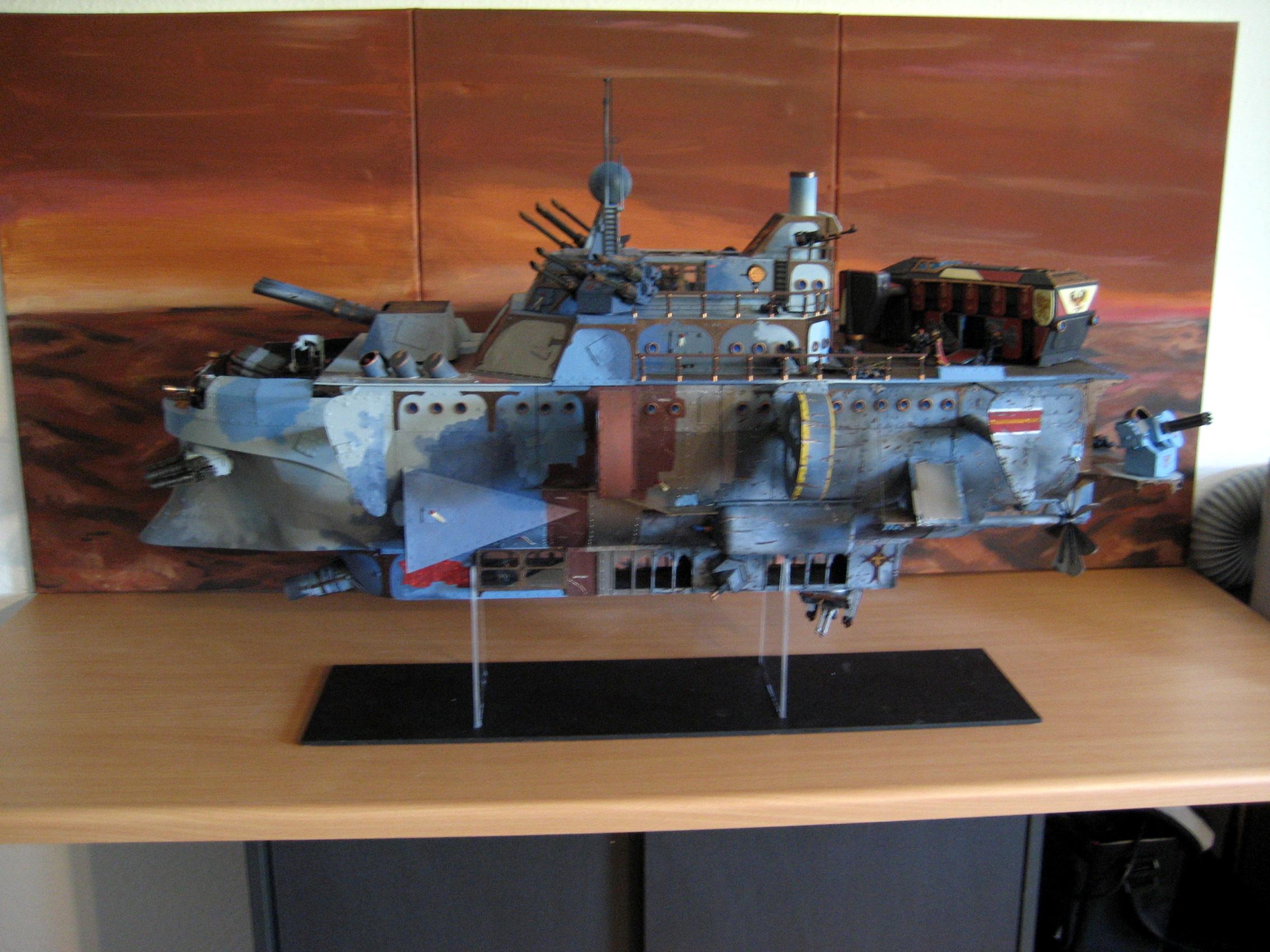 Airship, Imperial Guard, Scratch Build, Shuttle