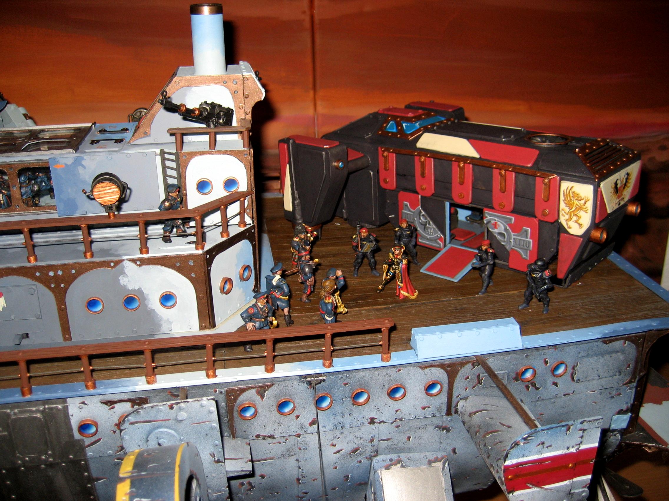 Airship, Imperial Guard, Scratch Build, Shuttle, Steampunk