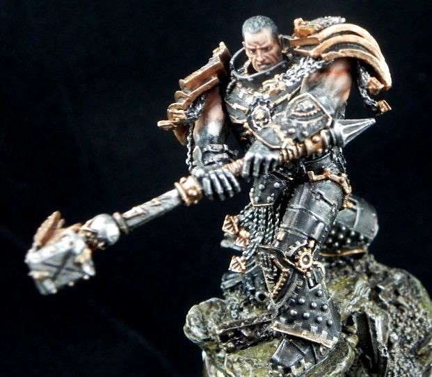 Ferrus, Ferrus Manus, Iron Hands, Manus, Primarch, Silver, Space Marines