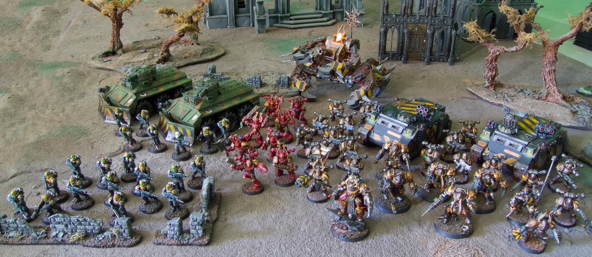 Chaos Space Marines, Iron Marauders, Iron Warriors, Traitor Guard