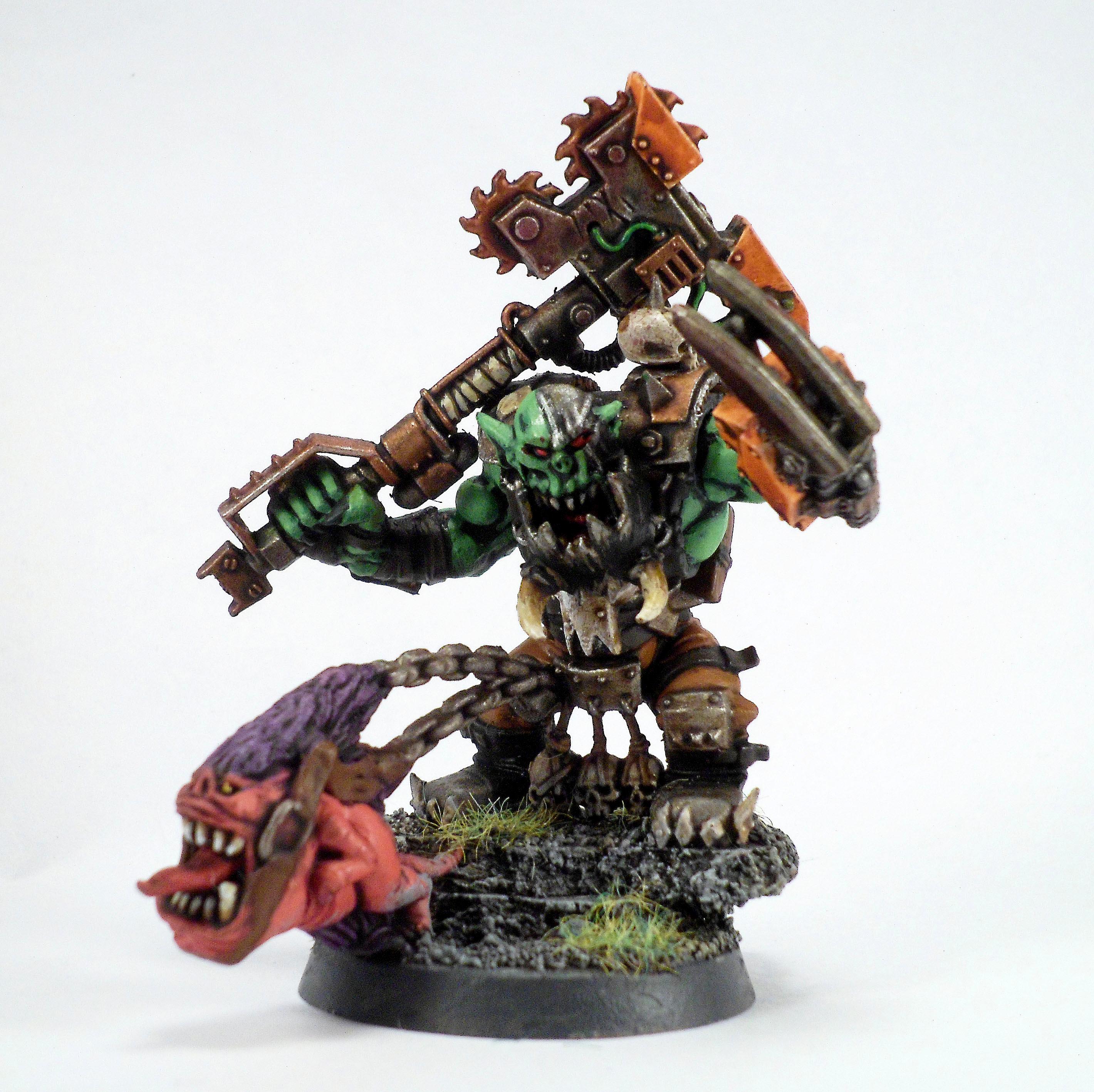Orks, Power Klaw, Squigs, Warboss