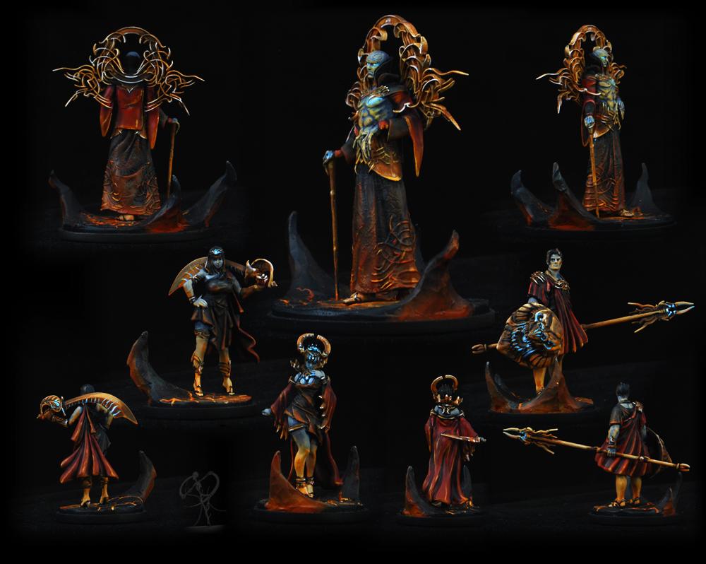 Kingdom Death, Non-Metallic Metal, Object Source Lighting, Warhammer Fantasy