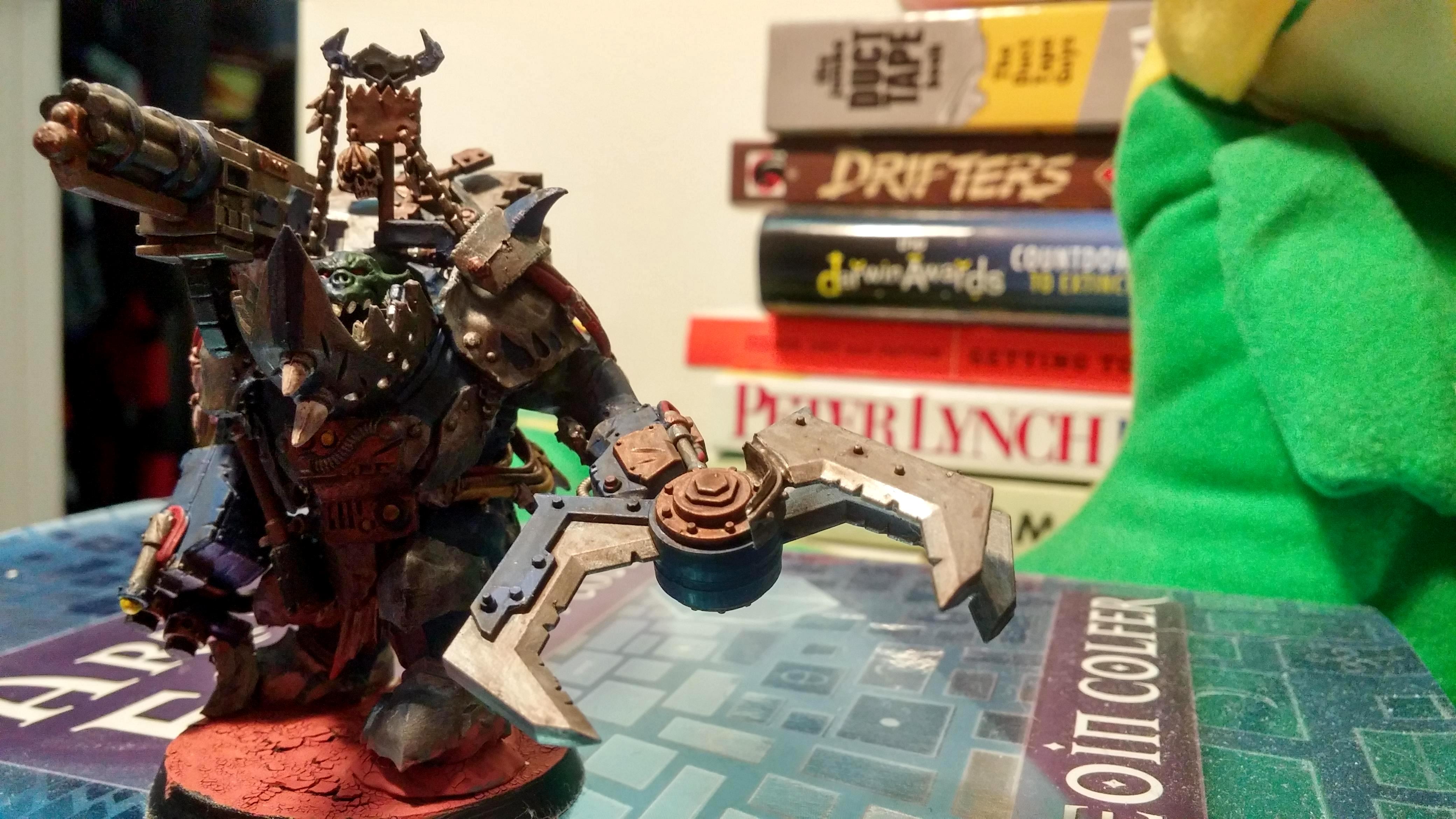 Deathskulls, Kitbash, Orks, Warboss, Warhammer 40,000