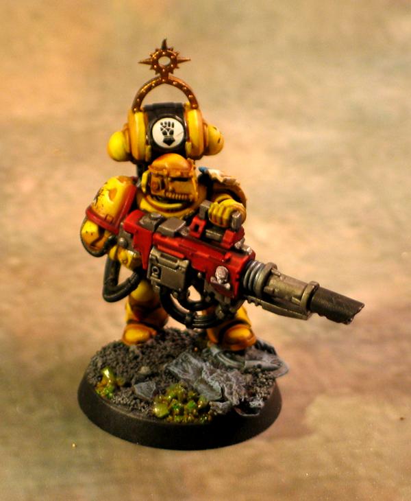 Conversion, Imperial Fists, Lascannon, Space Marines