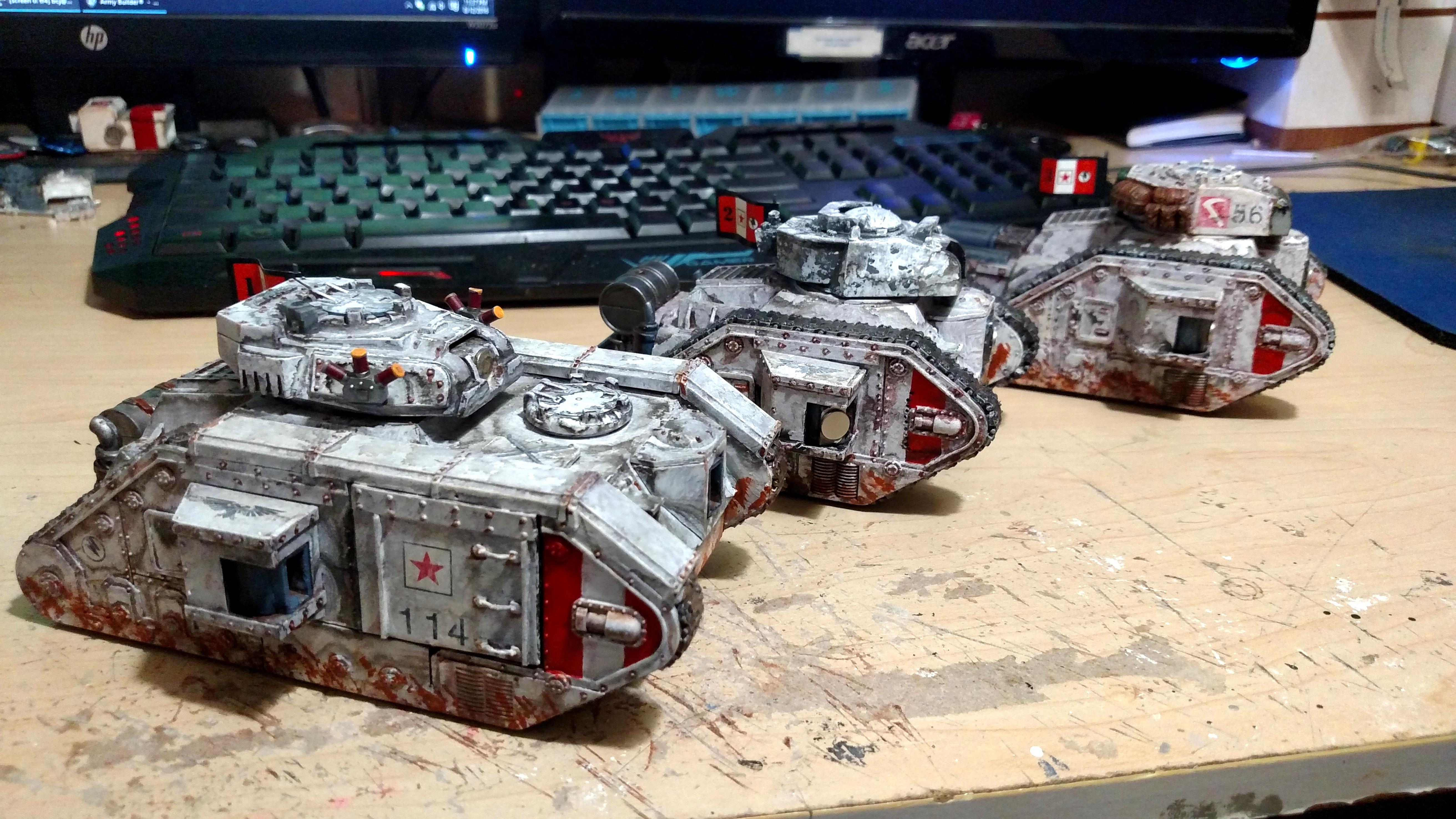 Imperial Guard, Leman Russ, Work In Progress