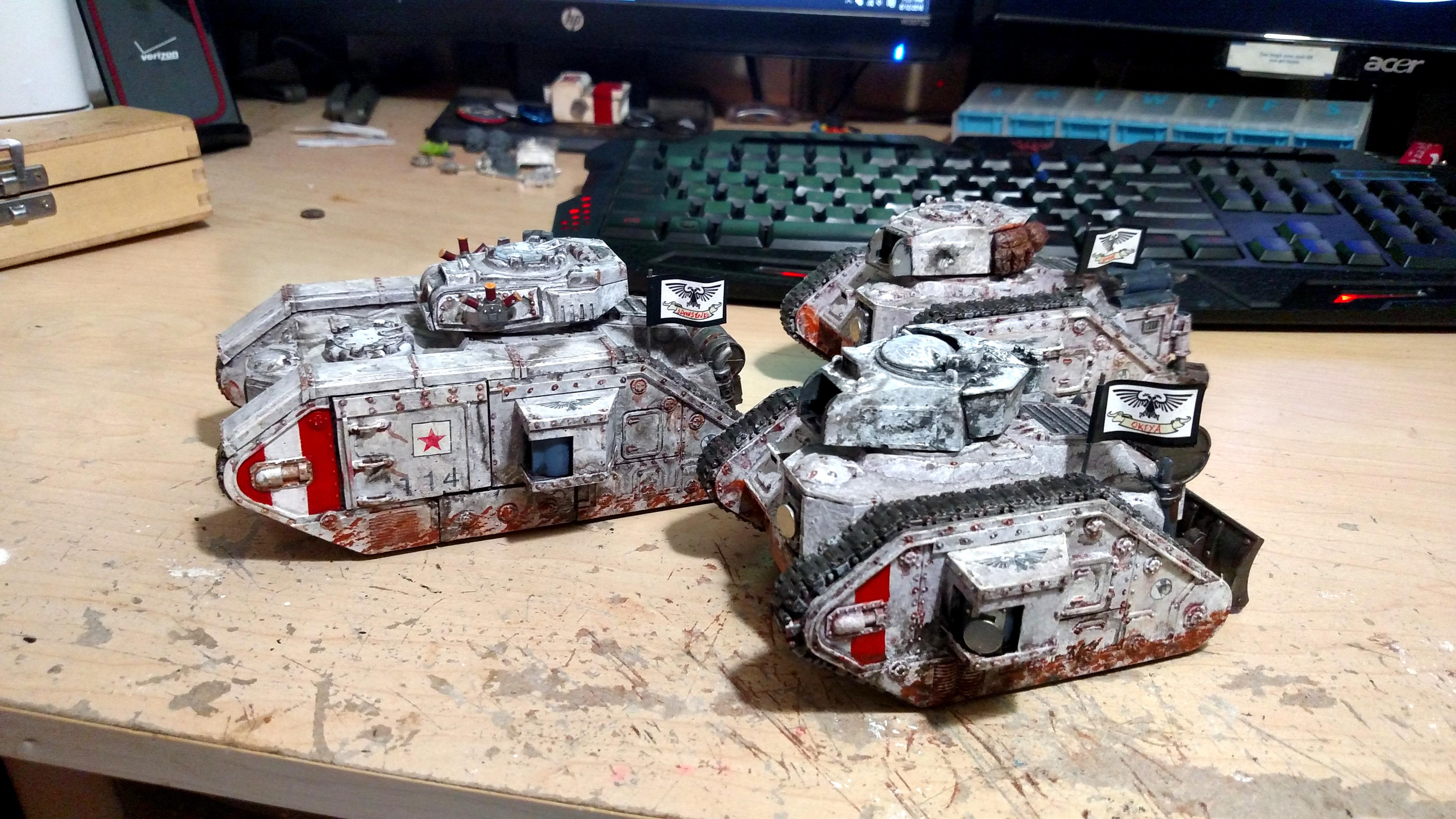 Imperial Guard, Leman Russ, Work In Progress