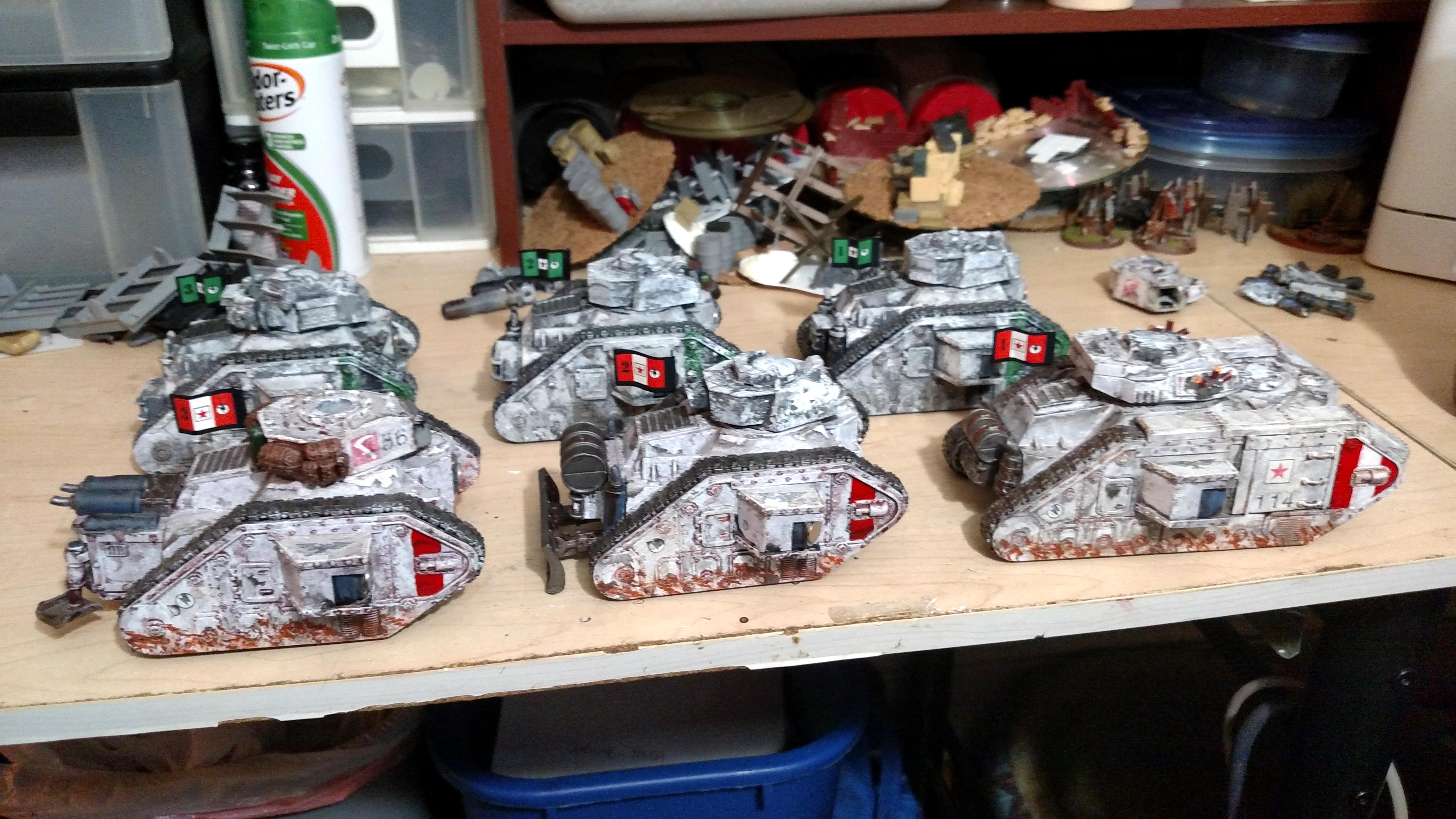 Imperial Guard, Leman Russ, Work In Progress