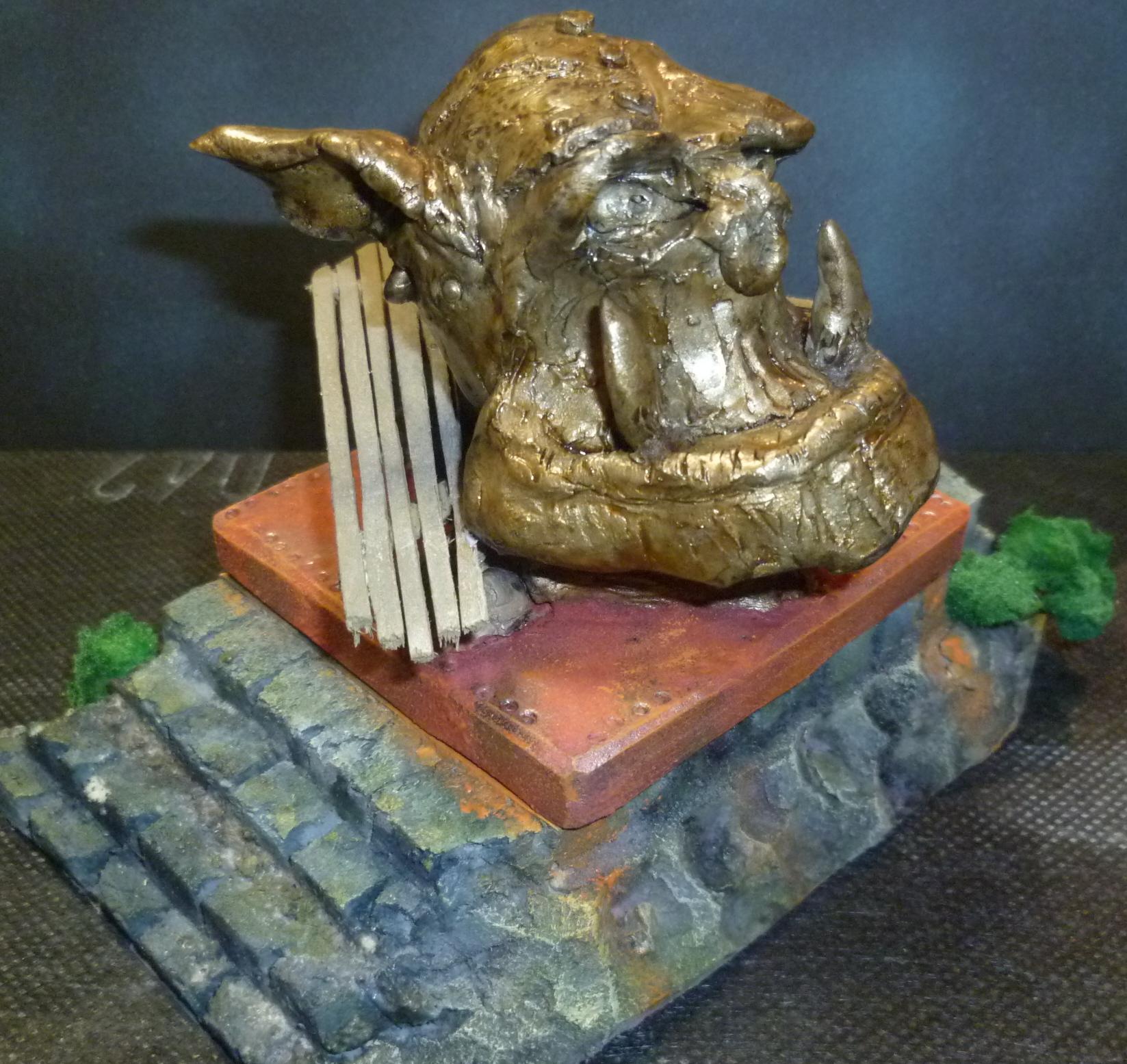 WIP Ork Statue