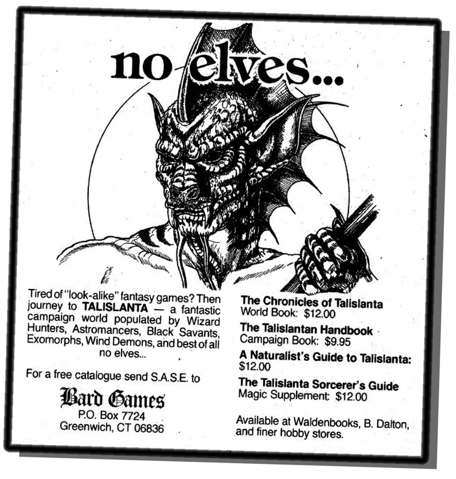 Elves, Retro Review, Talislanta