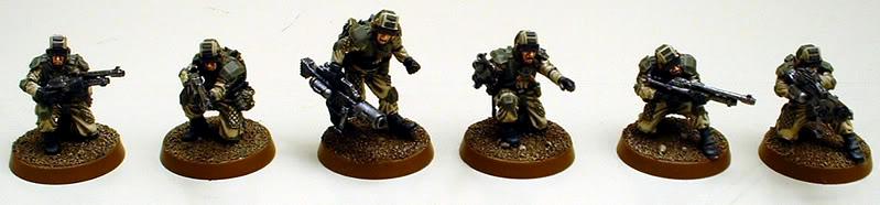 Astra Militarum, Captain Brown, Drop Troops, Elysian, Elysian Veteran Drop Troopers, Imperial Guard